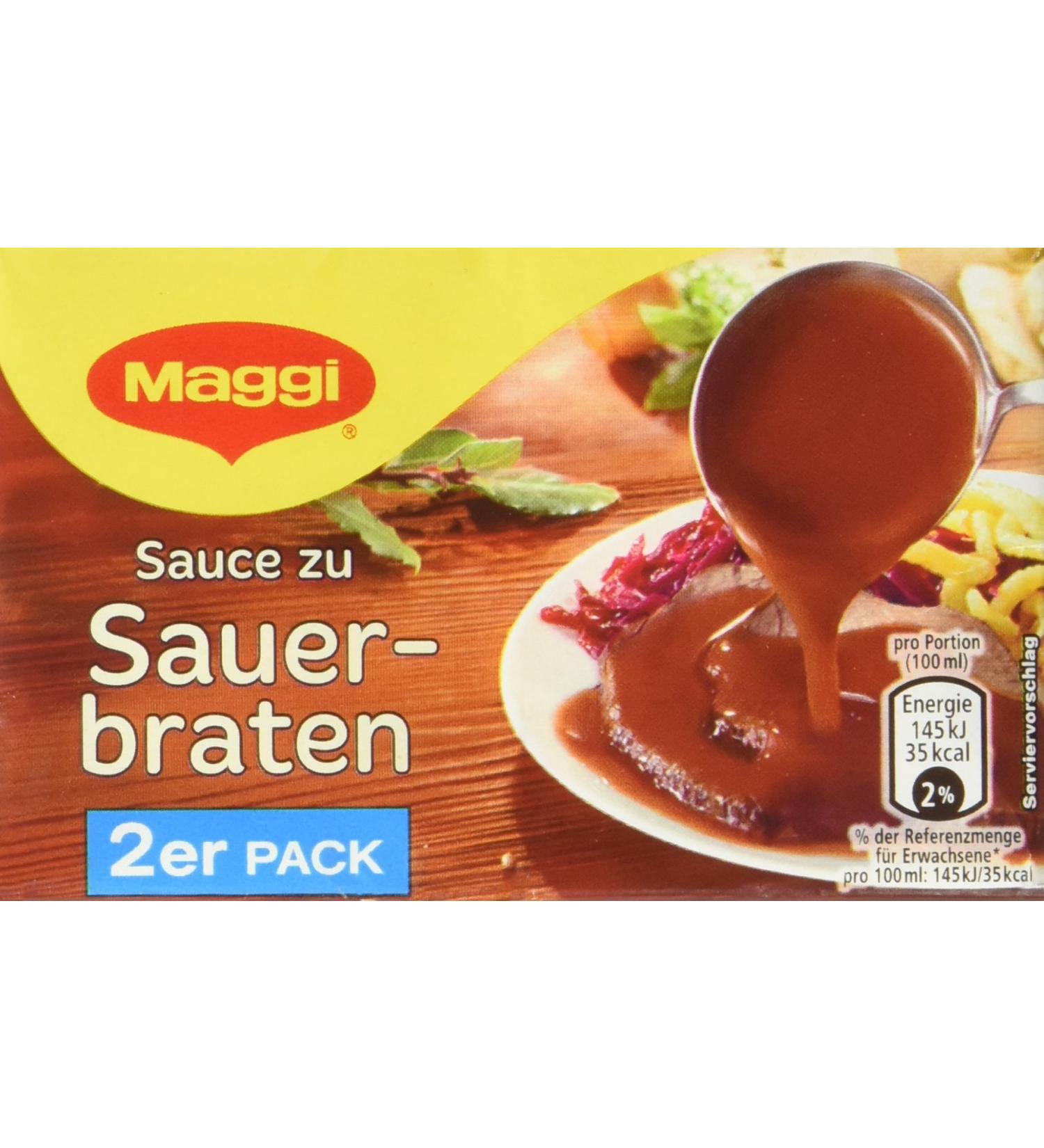 Buy Maggi Delikatess Double Pack Sauerbraten Sauce - 18 x 500ml - International Shipping Available - Buy Online on GoSupps.com
