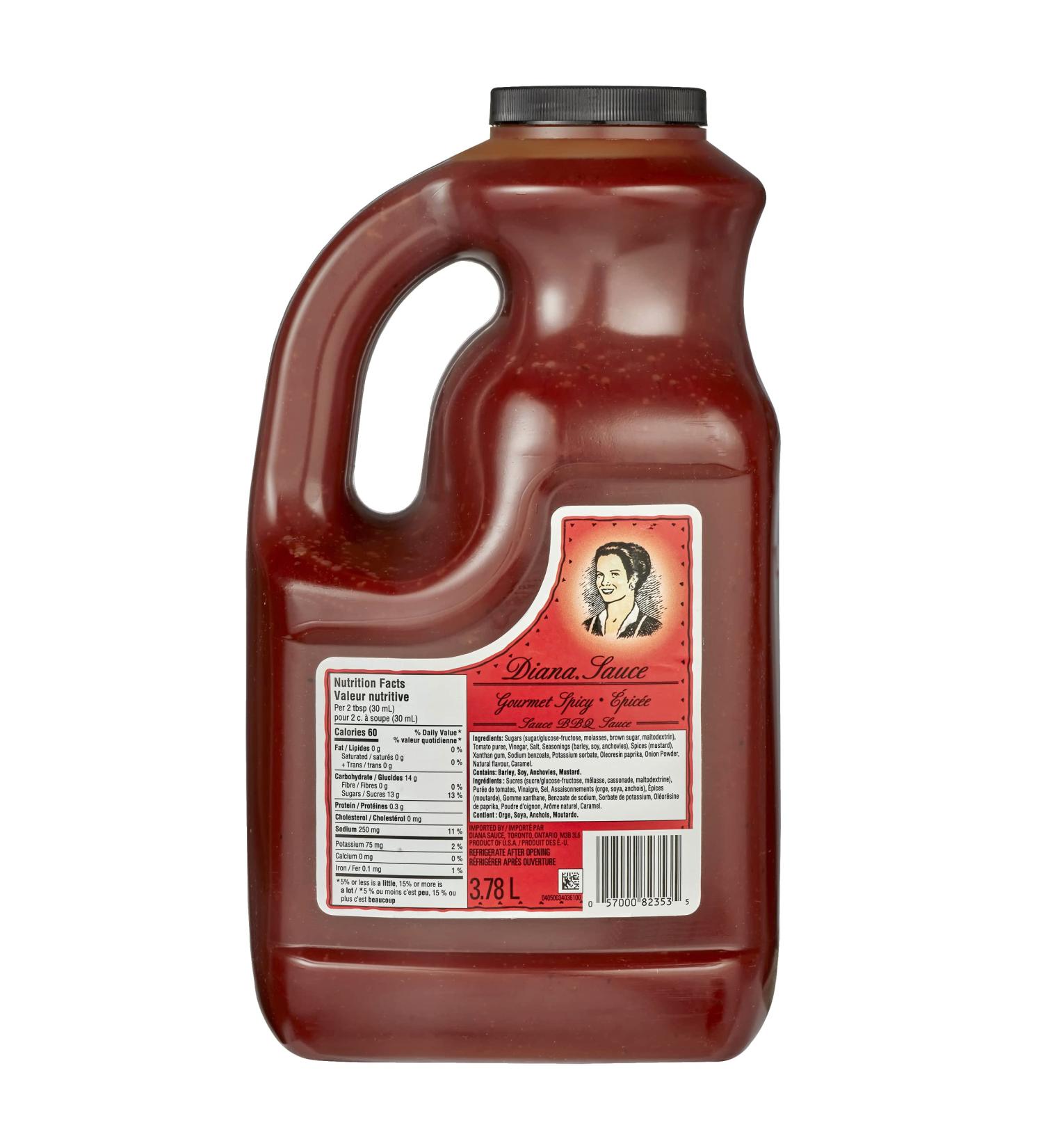 Diana Spicy Barbecue Sauce 3.78L Spicy 3.78 l (Pack of 1) - Buy Online on GoSupps.com