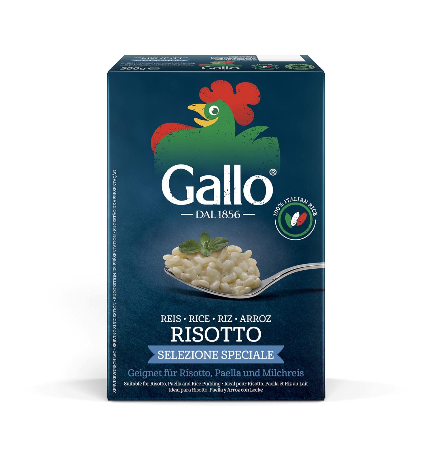 Riso Gallo Risotti Selection Rice for Risotto Sous Vide 500 g - Pack of 4 - Buy Online on GoSupps.com