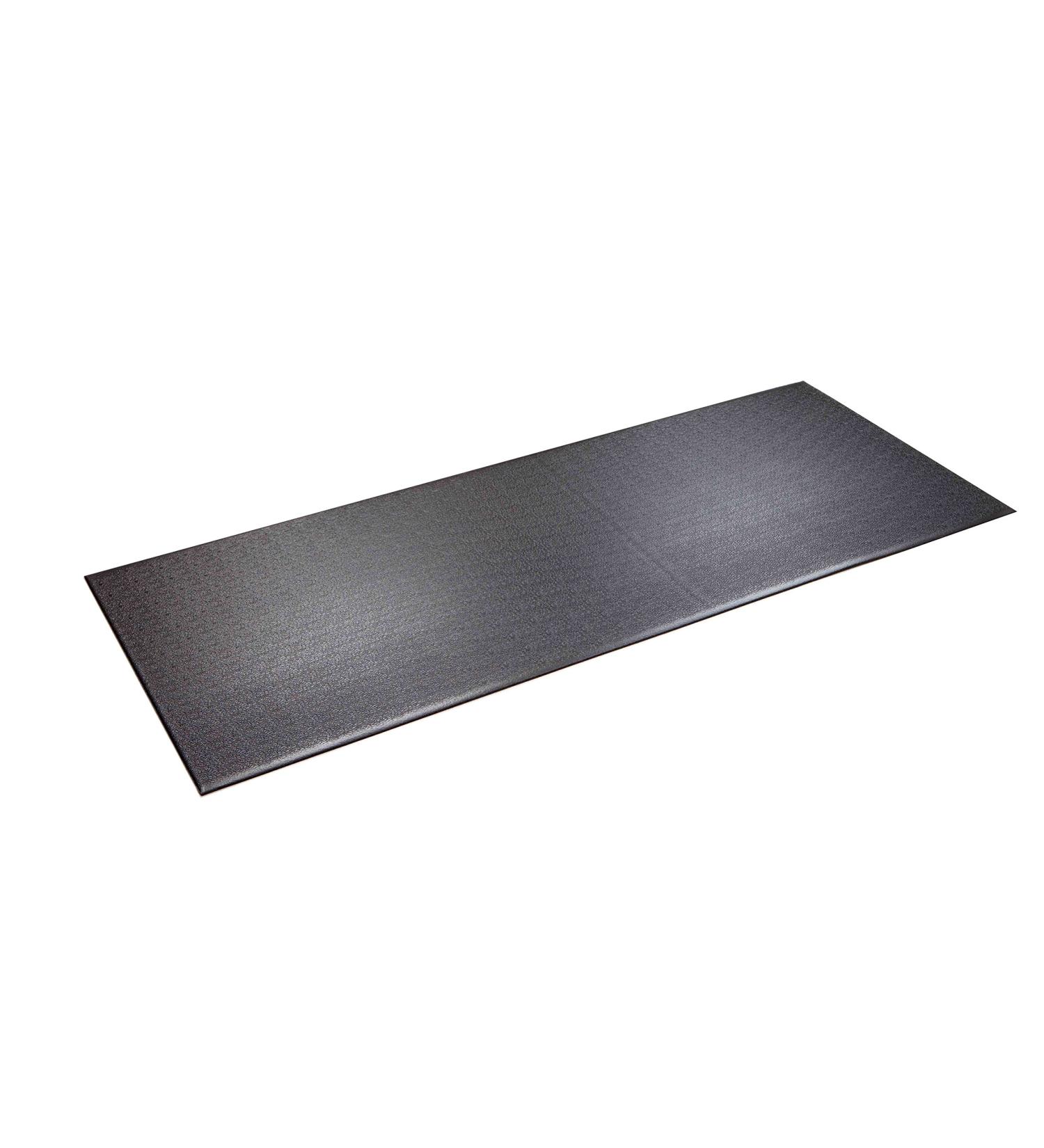 SuperMats U.S.A. Made Exercise Equipment Mat - Black 76.20 cm x 182.88 cm - Buy Online on GoSupps.com