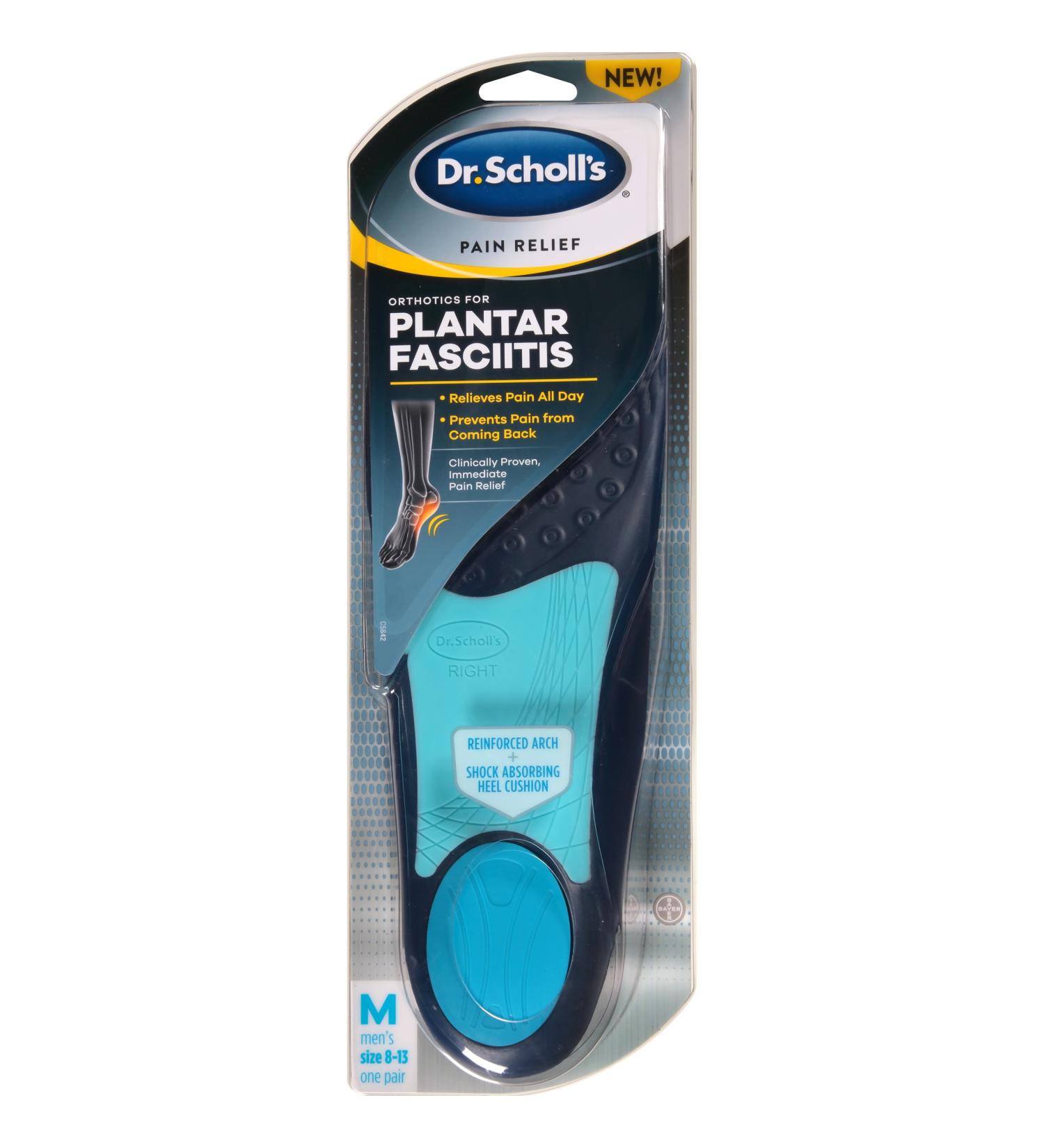 Dr. Scholl's Pain Relief for Plantar Fasciitis Men.