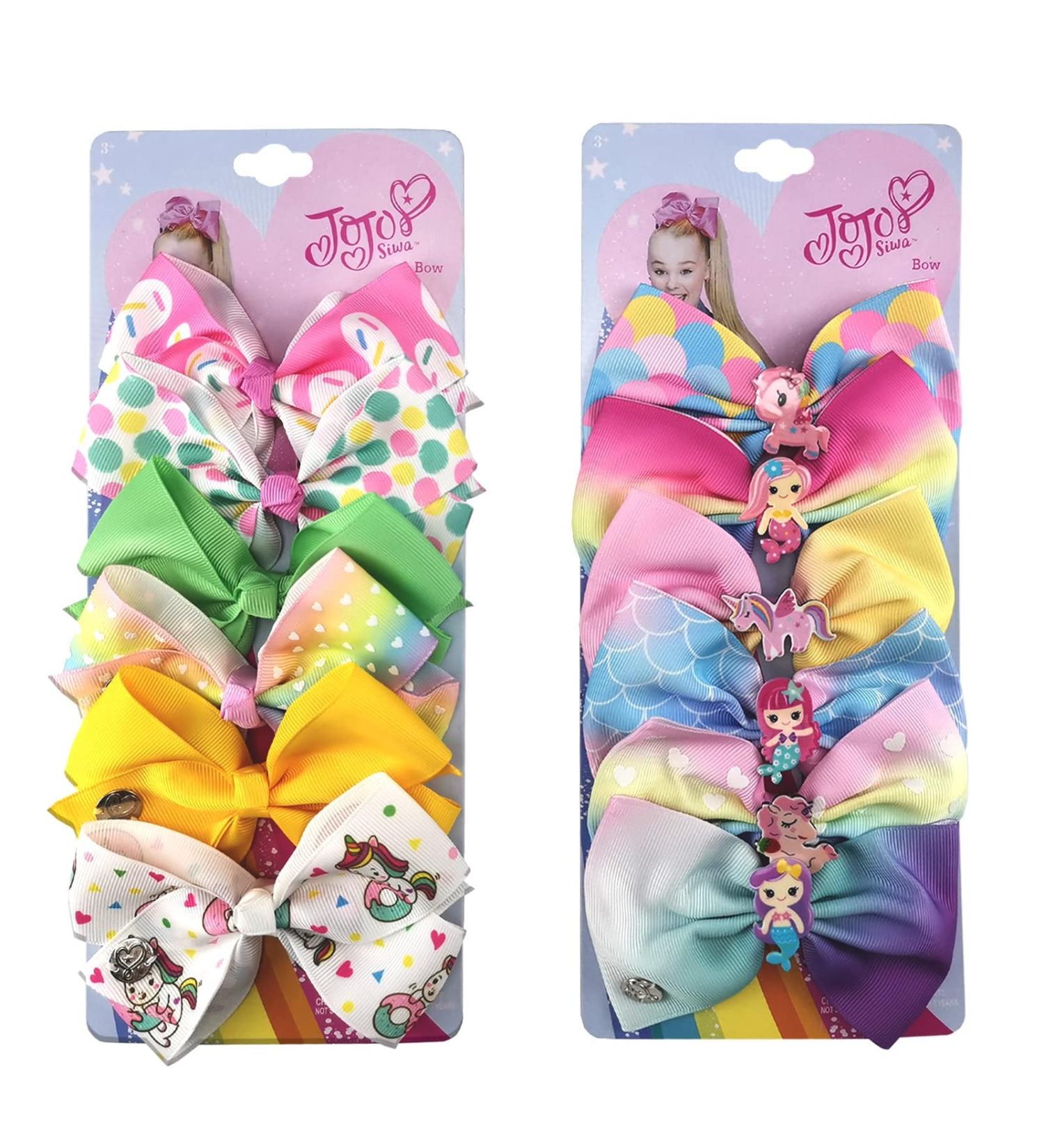 YQLOGY 7 Days of the Week Hair Bows Bundle - 12 Count Multicolor Hair Clips for Girls - Buy Online on GoSupps.com