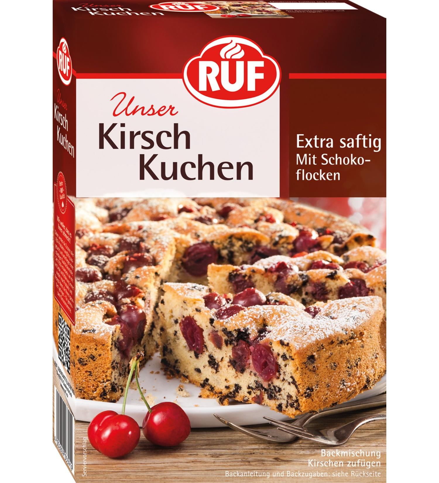 Call Cherry Cake Baking Mix - Juicy Cherry & Pear Cake with Chocolate Flakes | 8-Pack (8 x 435g) | International Shipping Available - Buy Online on GoSupps.com