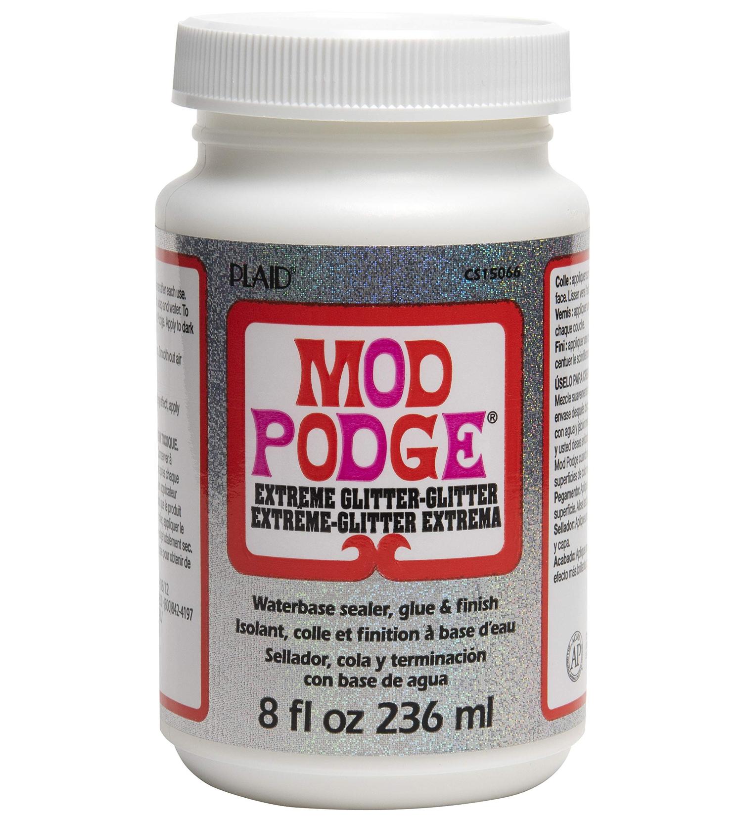 Mod Podge 8 oz Extreme Glitter - Synthetic White Craft Glue | International Shipping Available - Buy Online on GoSupps.com