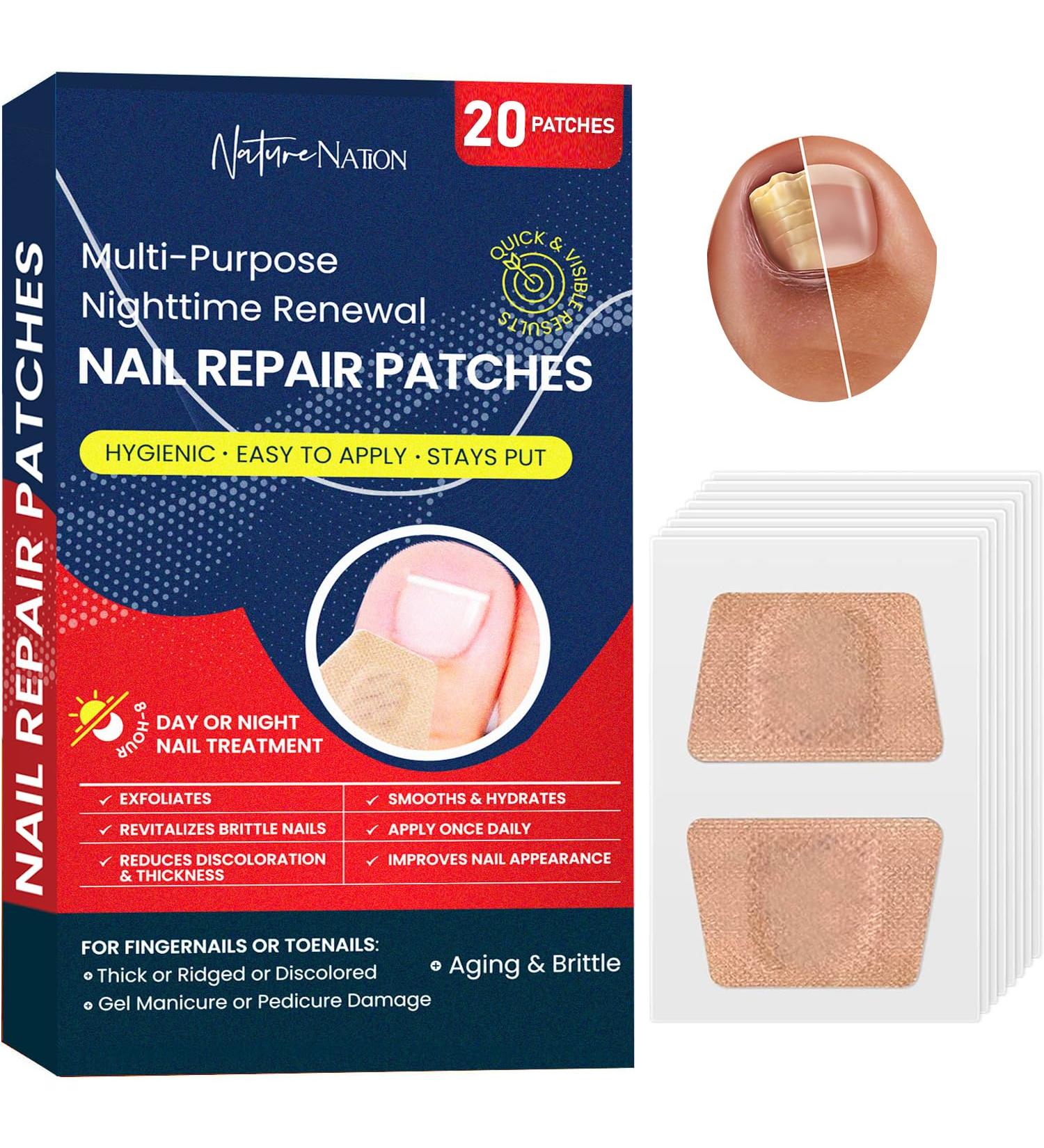 Extra Strength Multi-Purpose Fungus Nail Patches | Effective Toenail & Ingrown Toenail Treatment | Nighttime Fungal Nail Solution - Buy Online on GoSupps.com