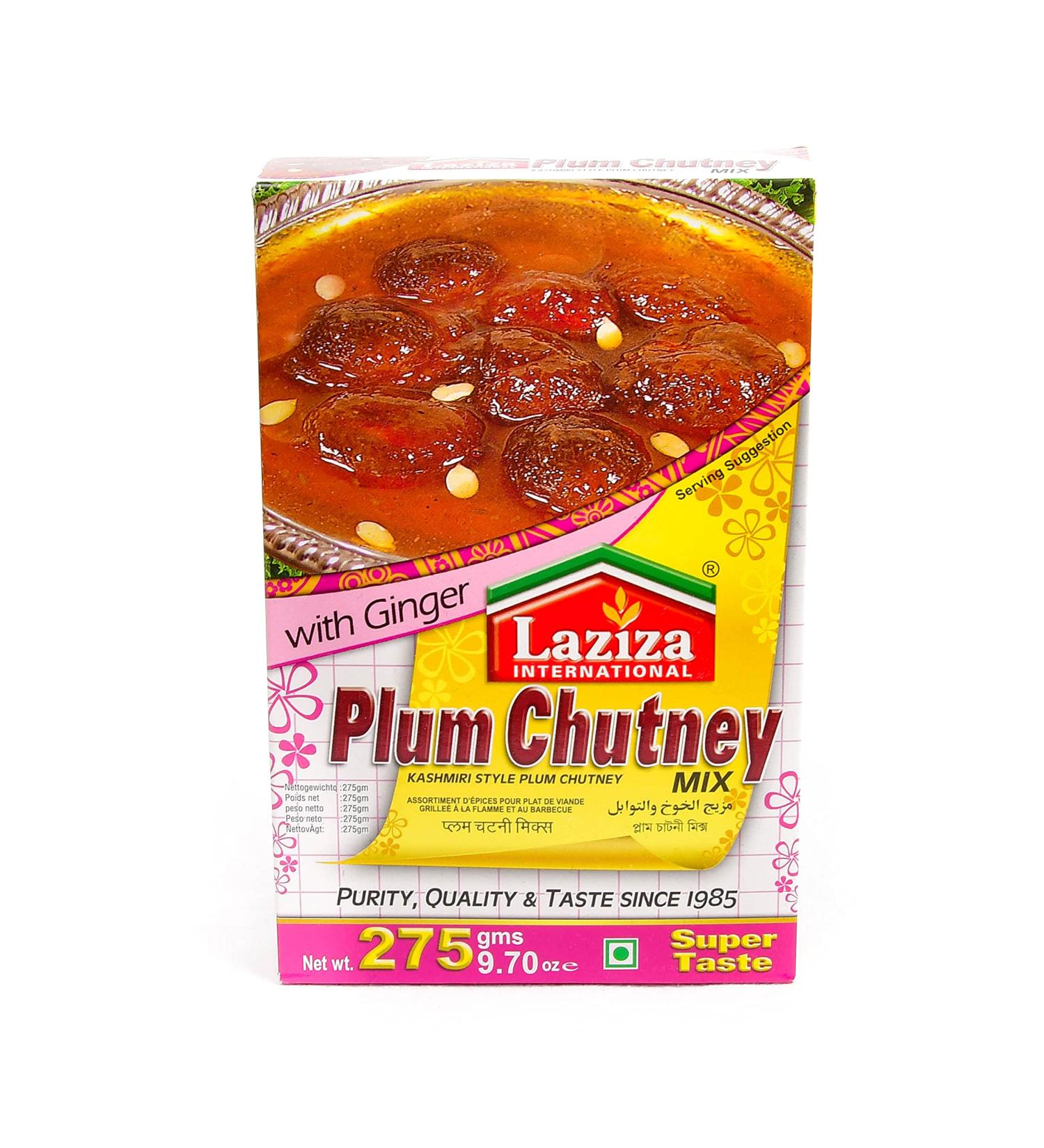 Laziza Plum Chutney Mix | Indian Sweets Mix | 275g - Buy Online on GoSupps.com