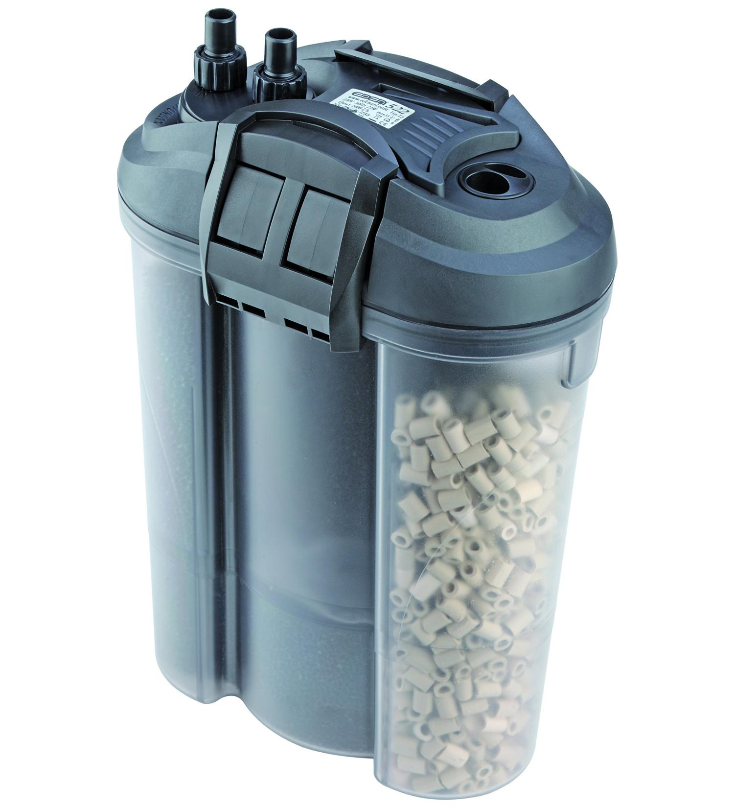 Eden External Filter 522 - Space-Saving System up to 1 000 L/H | Ideal for Freshwater & Seawater Aquariums | Efficient Filtration Cleaning & Preparation - Buy Online on GoSupps.com