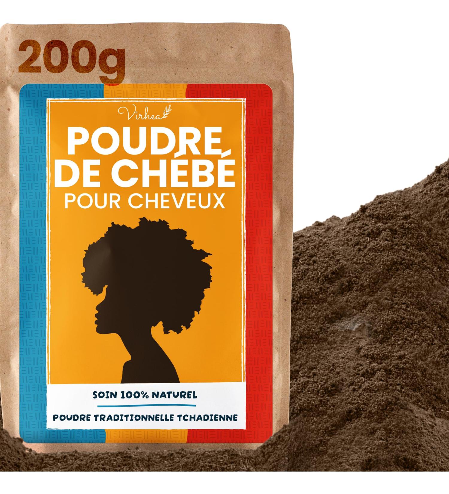 Poudre de Chebe 200g - Chebe Pour Cheveux - Soin Capillaire Traditionnel pour la Pousse et le Renforcement des Cheveux Chebe du Tchad - Buy Online on GoSupps.com