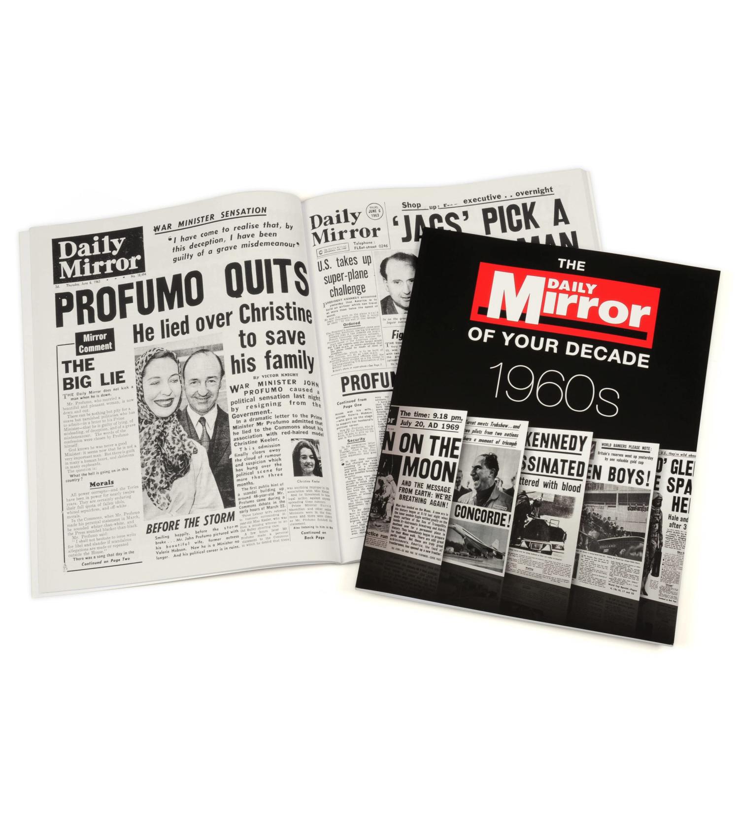 1960s Newspaper Headlines - Nostalgic Keepsake Gift | Signature Gifts - Buy Online on GoSupps.com