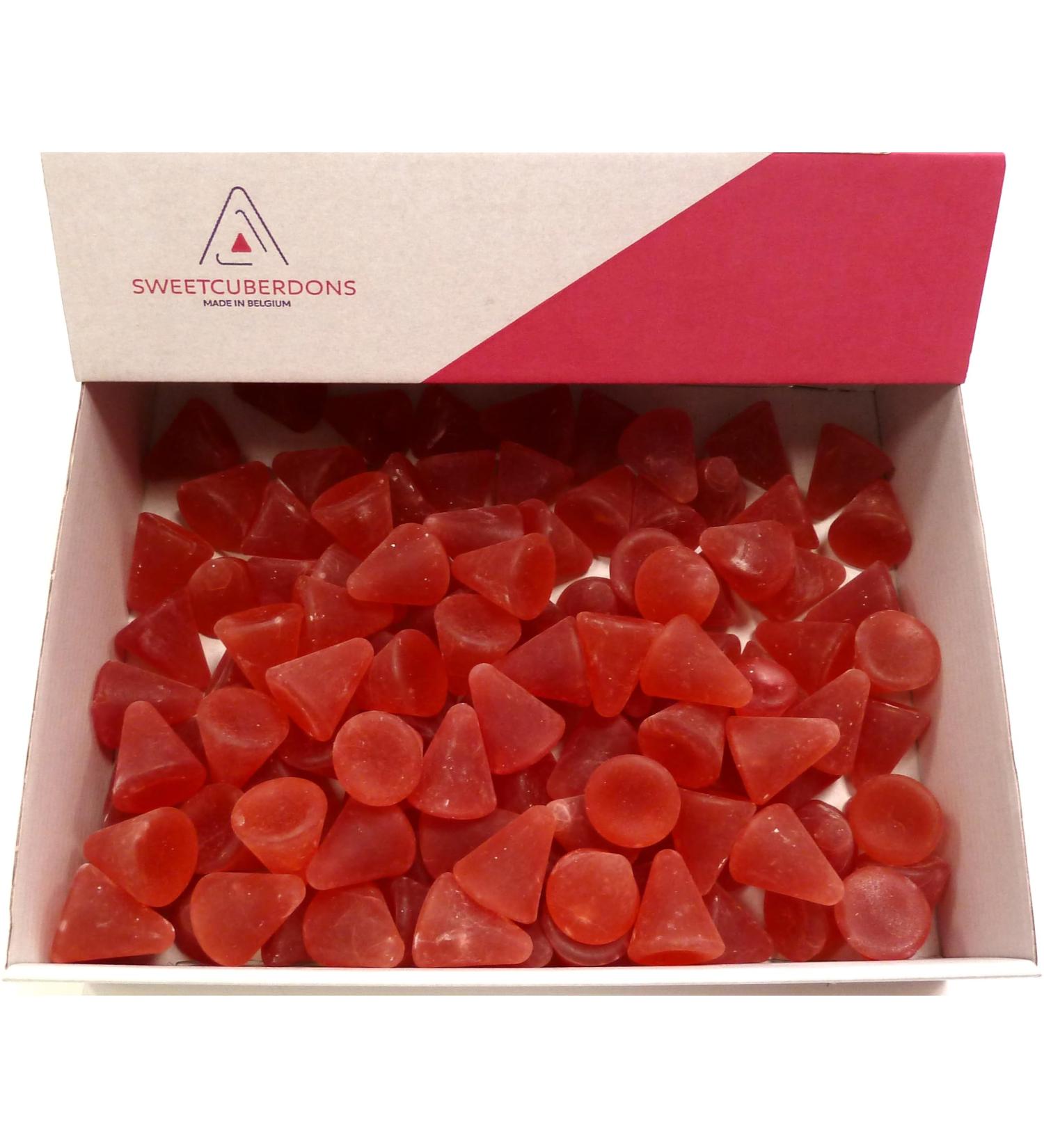 SweetCuberdons SweetCuberdons Traditional Belgian Cuberdon Candies 2 kg (Cherry)