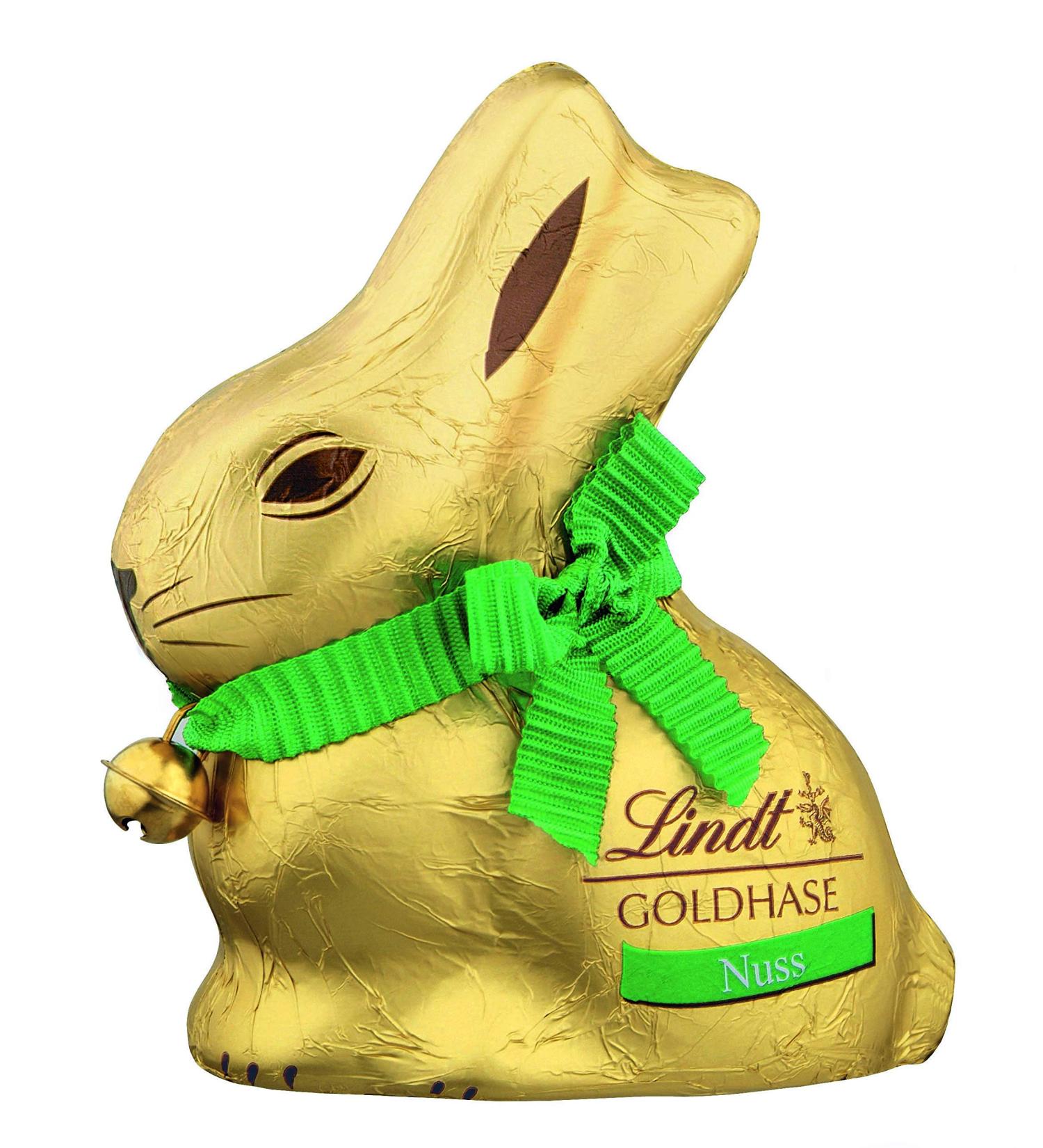 Lindt Chocolate Gold Bunny - 4 x 100g Milk Nut Chocolate | Perfect Easter Gift | 20% Hazelnut | Chocolate Bunny | International Shipping - Buy Online on GoSupps.com