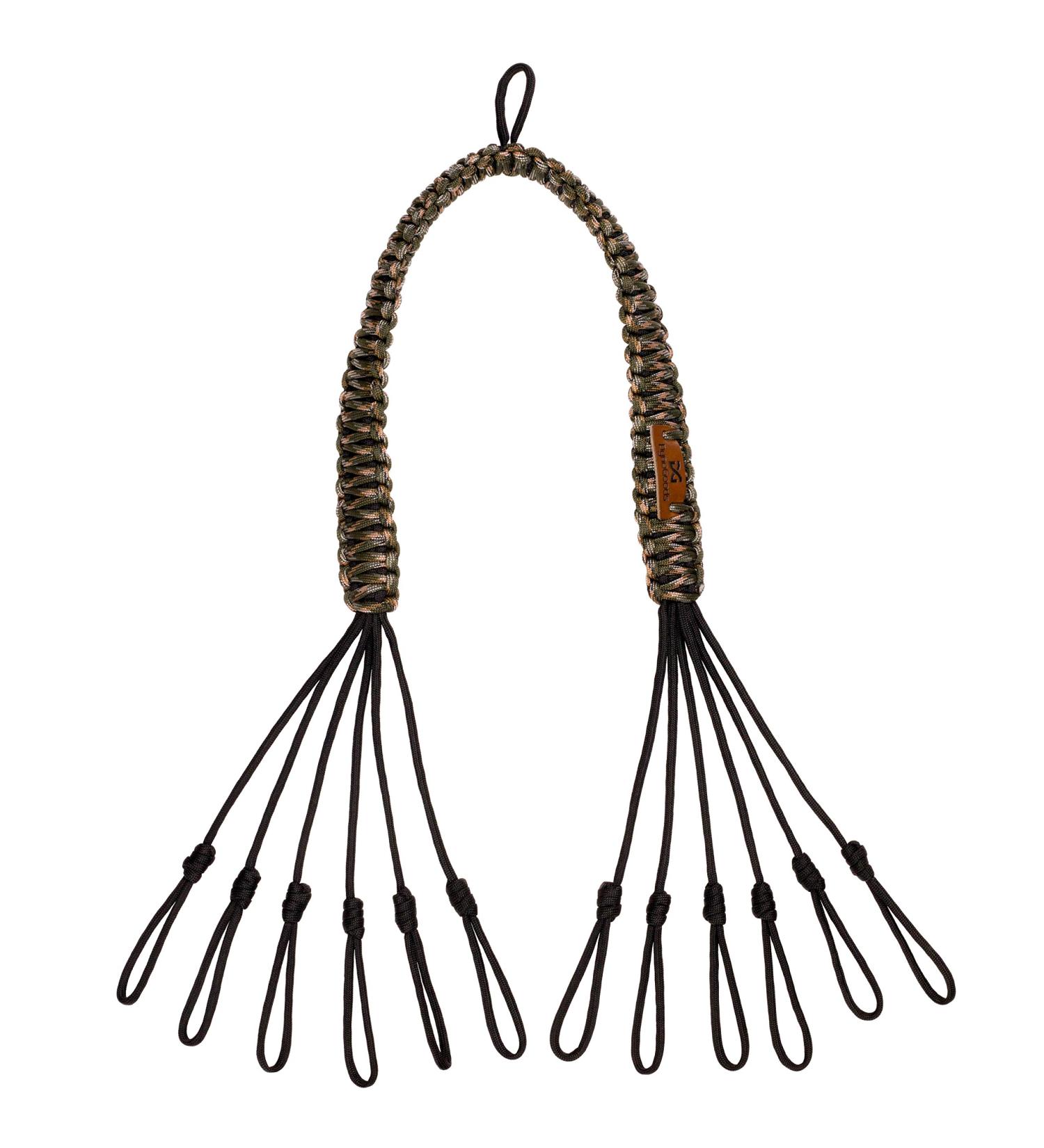 DynoGoods Duck Game Carrier with Slip Knot - 12 Drops, Waterfowl & Goose Hanger - Paracord Bird Tote for Hunting - Buy Online on GoSupps.com