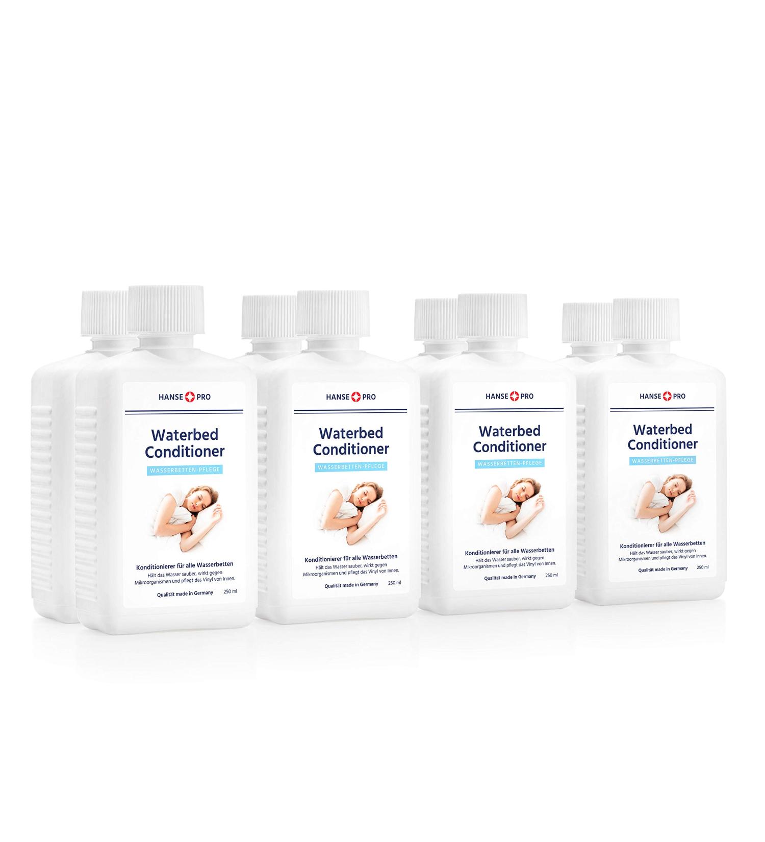 Hansse Pro Waterbed Conditioner 8 x 250 ml | Ultimate Care & Protection for All Water Beds | Clean & Maintain Your Waterbed - Buy Online on GoSupps.com