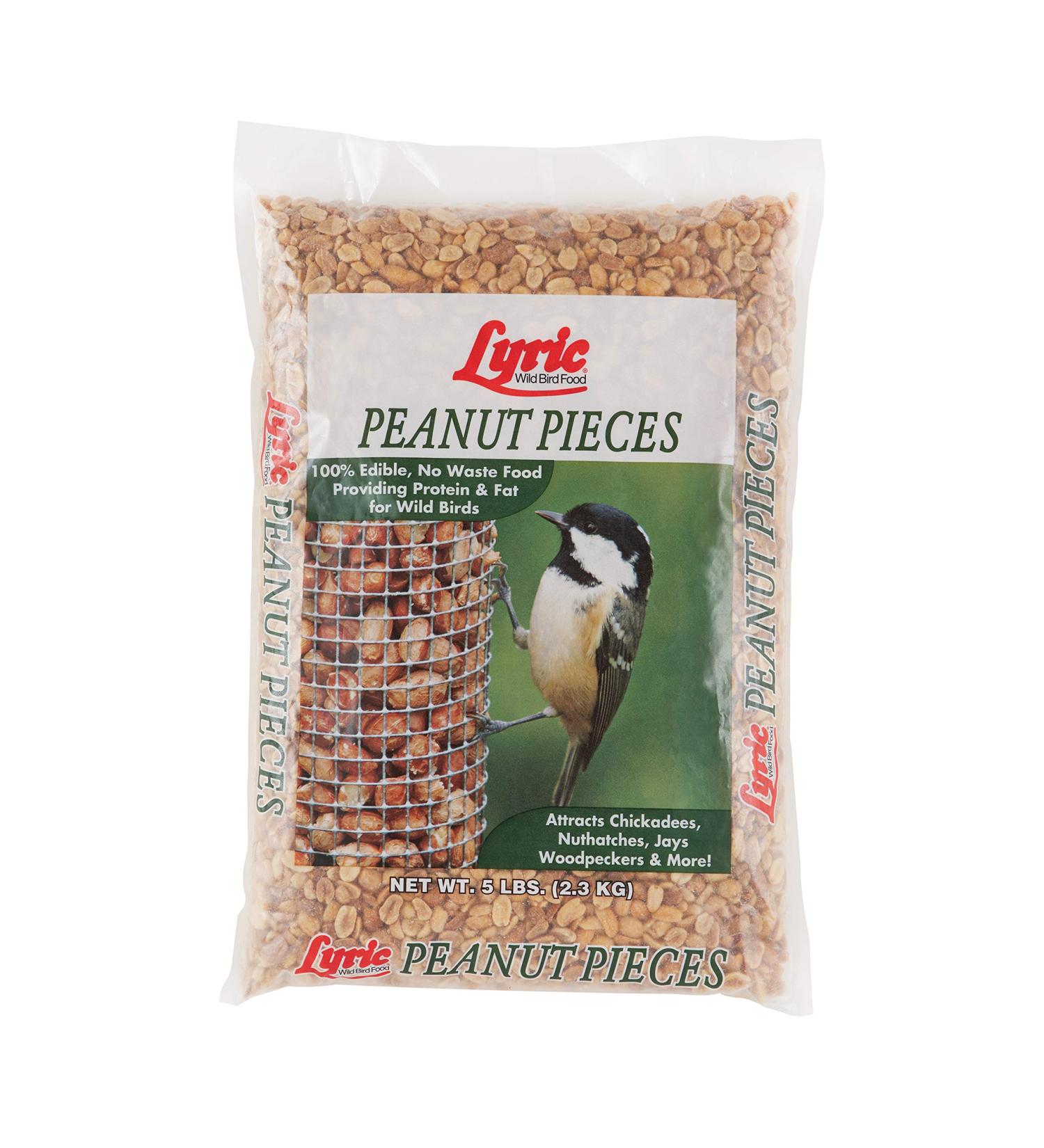 Lyric Peanut Pieces Wild Bird Food 5 lb - High Energy Nutritious Treat for Wild Birds - Buy Online on GoSupps.com