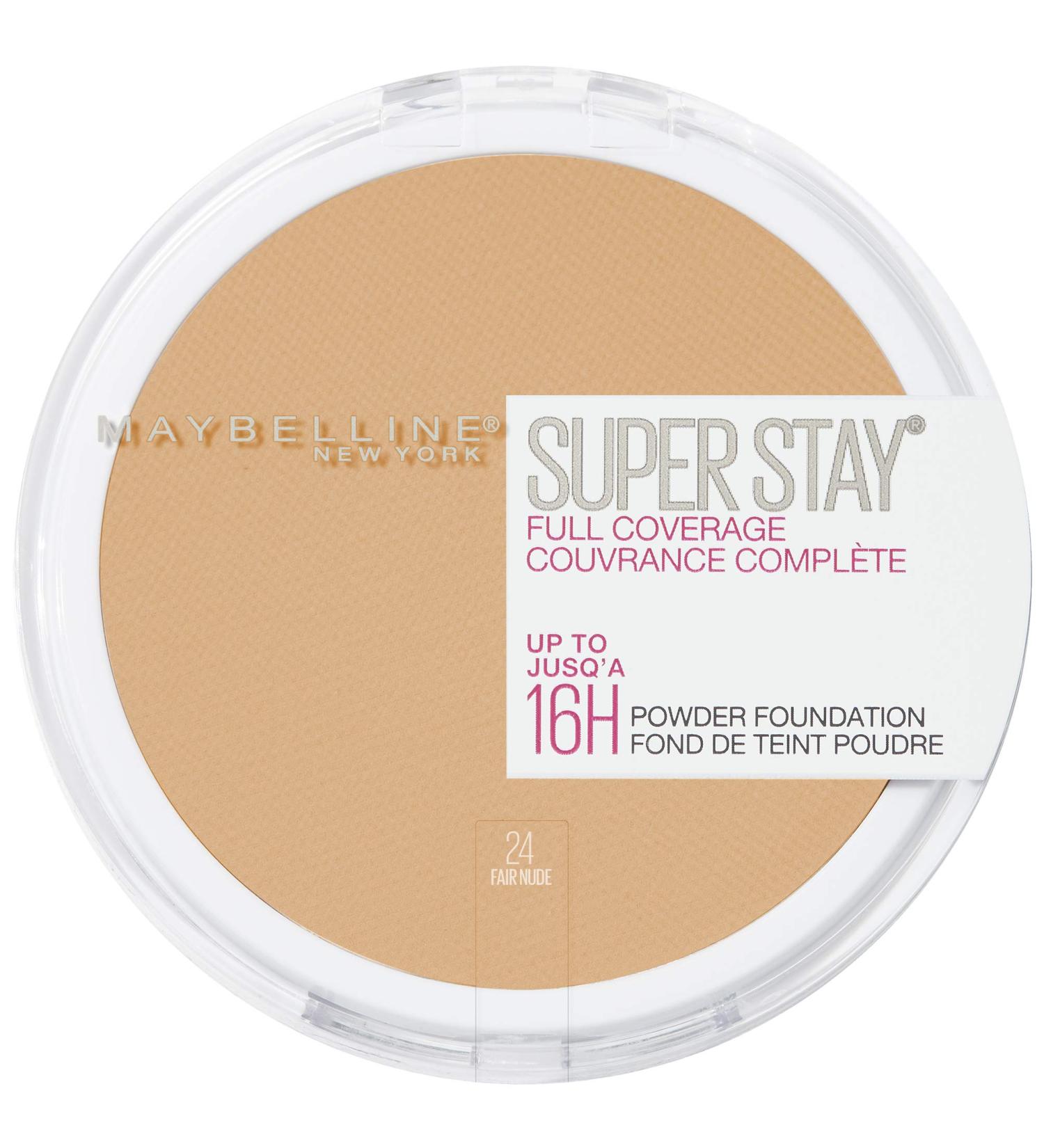 Maybelline SuperStay 16H Full Coverage Compact Poeder - 21 Fair Nude - Buy Online on GoSupps.com