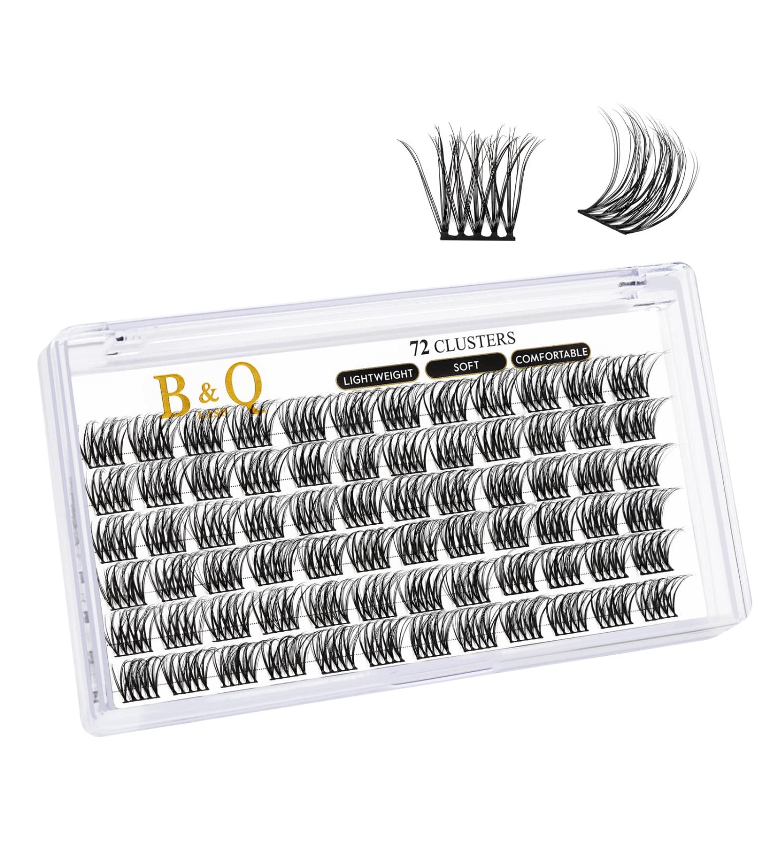D-16mm B11 Cluster Lashes | 72 Clusters | DIY Volume Eyelash Extensions - Buy Online on GoSupps.com