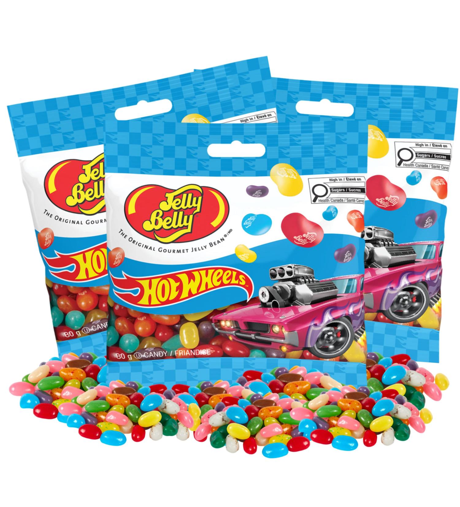 Hot Wheels Jelly Belly 1-pack Jelly Beans (80g) - Made in USA | Burst of Flavor | Gluten-Free | Kosher Certified | Peanut-Free | Kid Candy for Holidays Valentine easter candy jelly beans Assorted - Buy Online on GoSupps.com