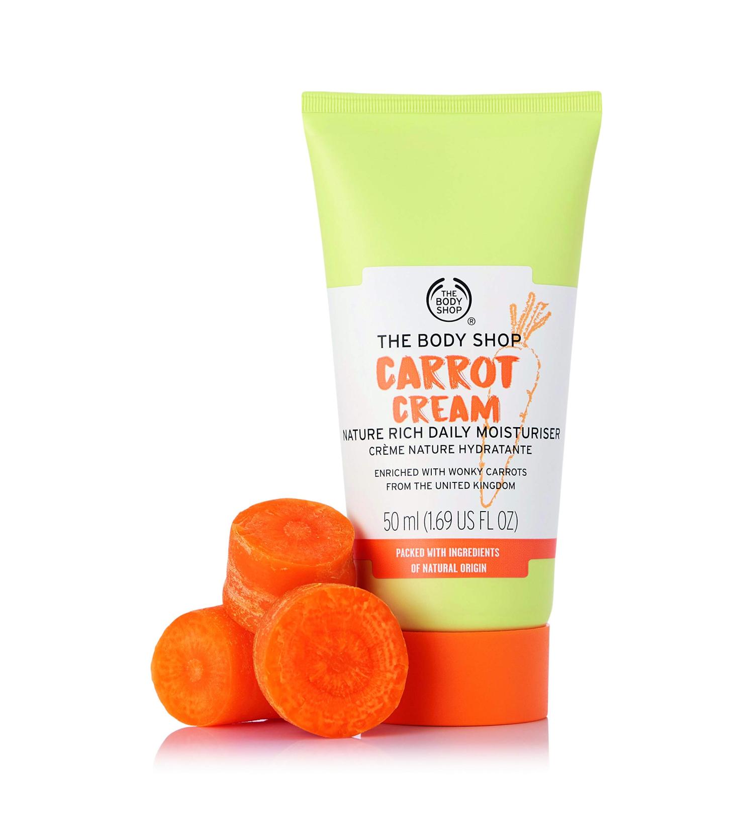 Buy THE BODY SHOP 50 ml Carrot Moisturiser Hydrating & Nourishing Skincare | International Shipping Available - Buy Online on GoSupps.com
