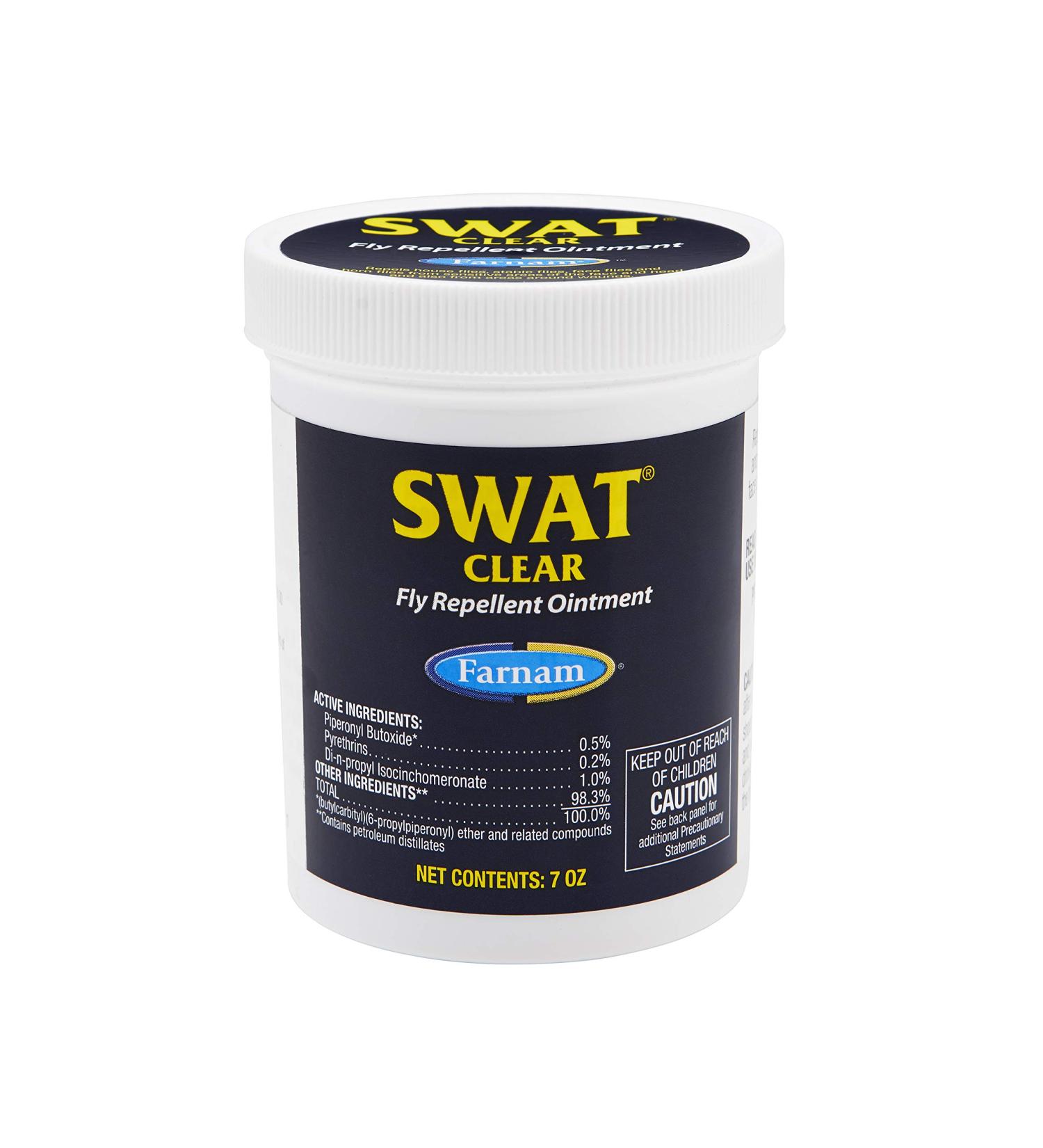 Farnam SWAT Fly Repellent Ointment 7oz - For Horses, Ponies & Dogs - Buy Online on GoSupps.com