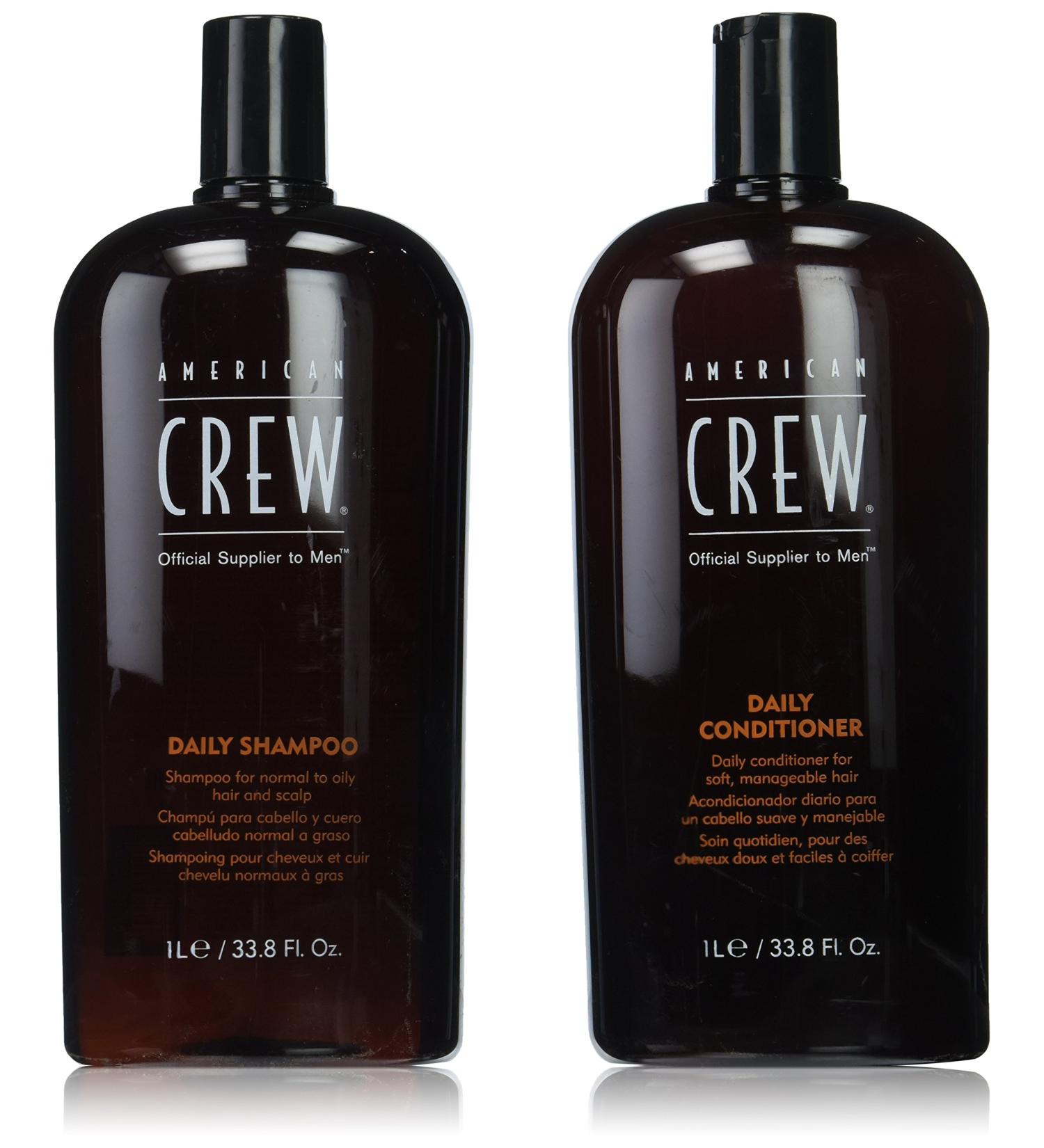 American Crew Men's Daily Shampoo & Conditioner Duo 33.8 Fluid Ounce