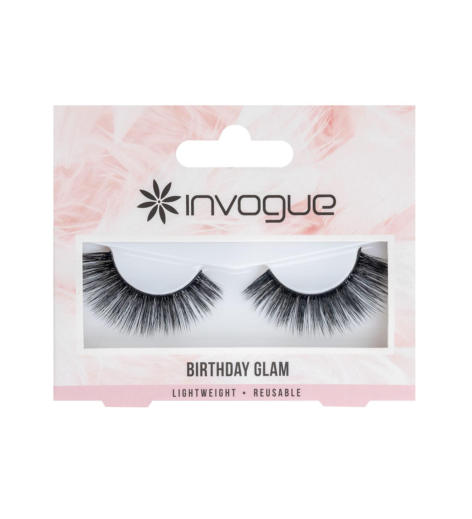 Shop Invogue Birthday Glam Eyelashes - 9g | Best International Shipping for Stunning Lashes - Buy Online on GoSupps.com