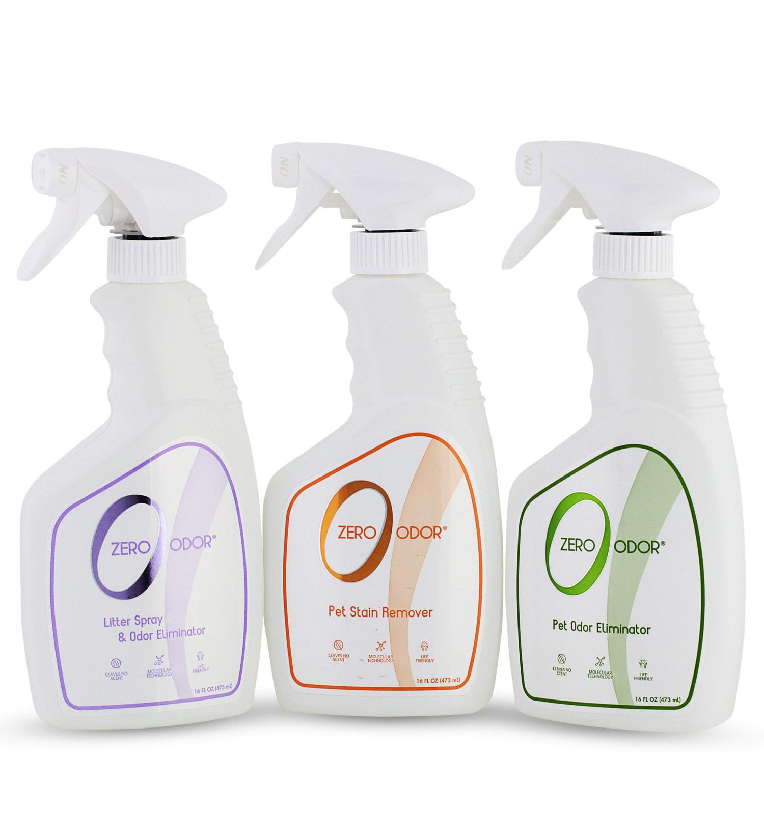 Zero Odor ZOP 1065 Multi Pet Odor Eliminator Kit - Say Goodbye to Unwanted Pet Smells - Buy Online on GoSupps.com