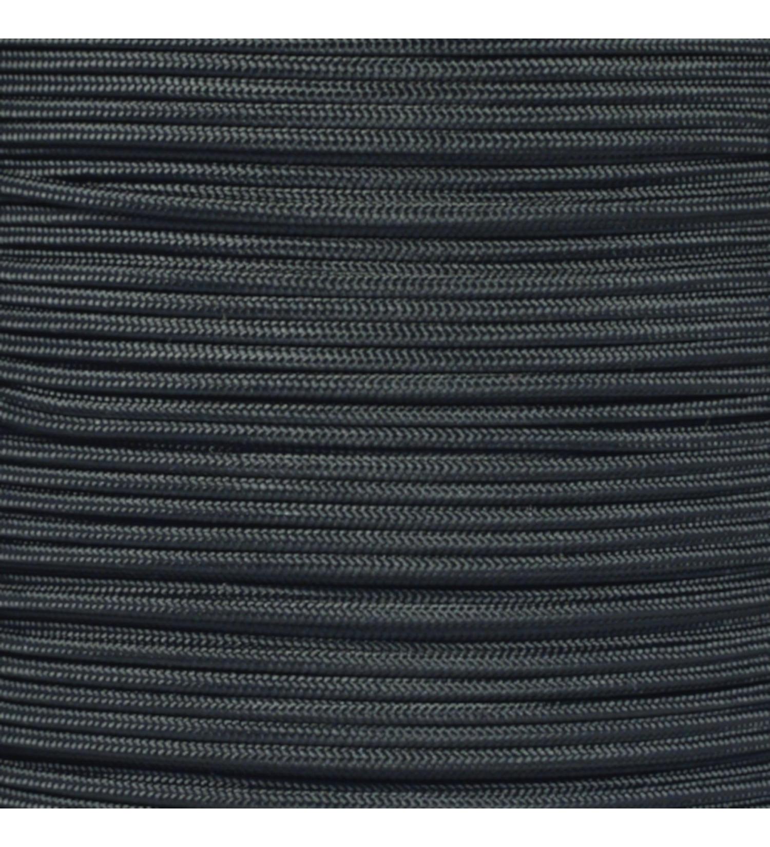 Paracord Planet Tactical 5-strand Nylon nucleus 275-LB Train strength Paracord rope 3/32 inches (2.38 mm diameter) (black 100 feet) black 100 feet