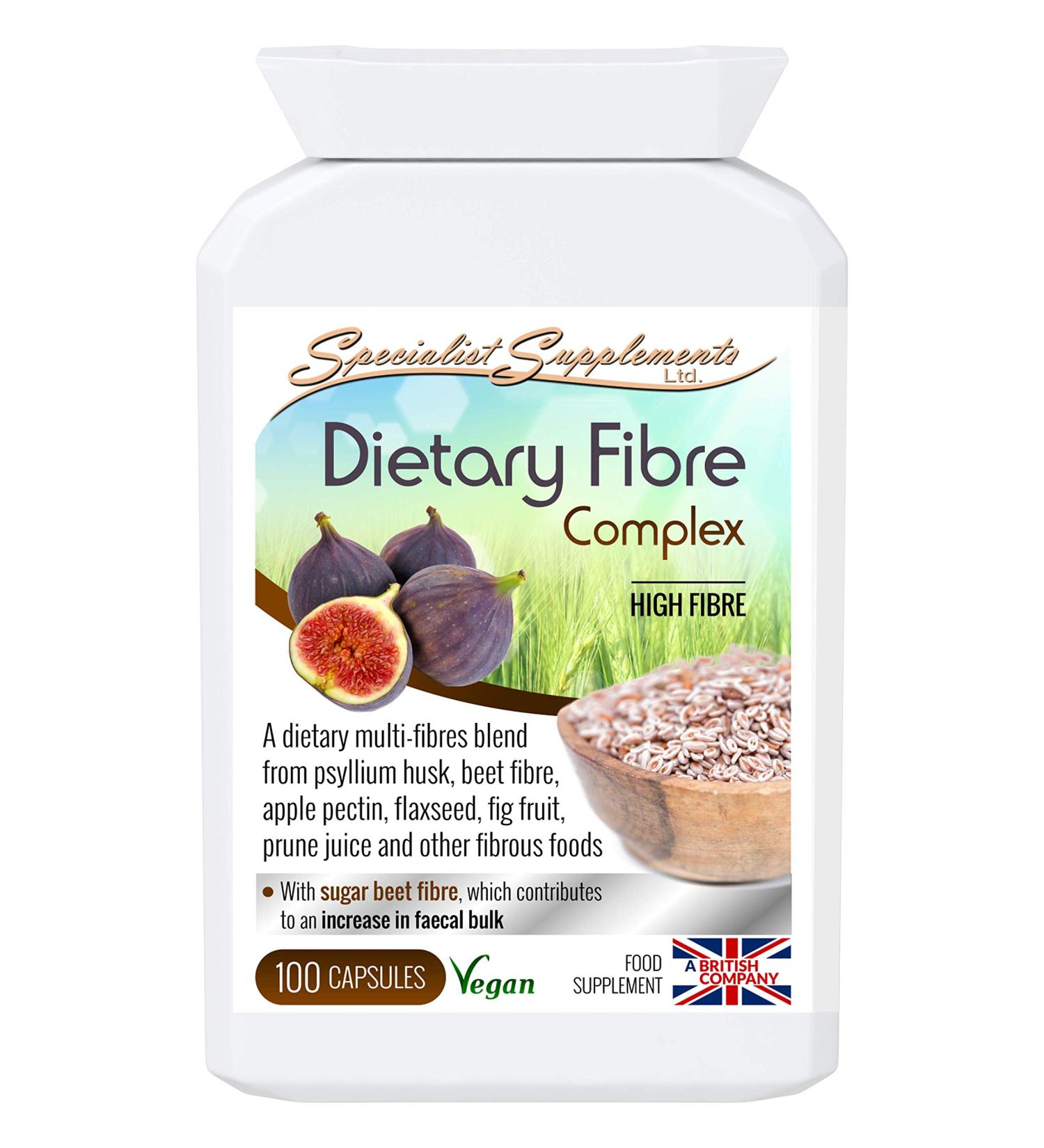 Dietary Fibre Complex 100 Capsules | Specialist Supplements - Buy Online on GoSupps.com