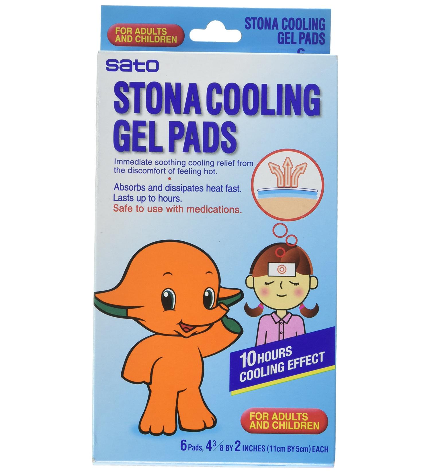 Stona Cooling Gel Pads 6 Count - Instant Relief for Hot Days - Buy Online on GoSupps.com
