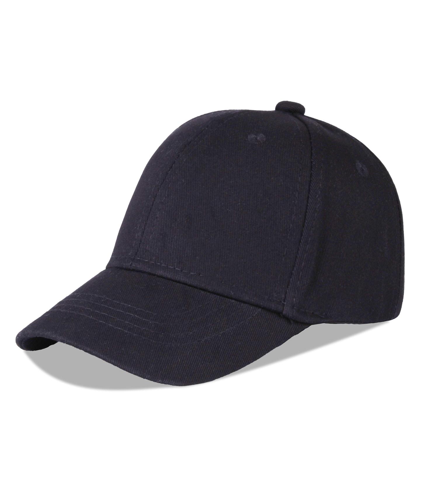 LANGZHEN Kids 100% Cotton Black Baseball Cap Sun Hat | Adjustable for Boys and Girls 1-2 Years - Buy Online on GoSupps.com