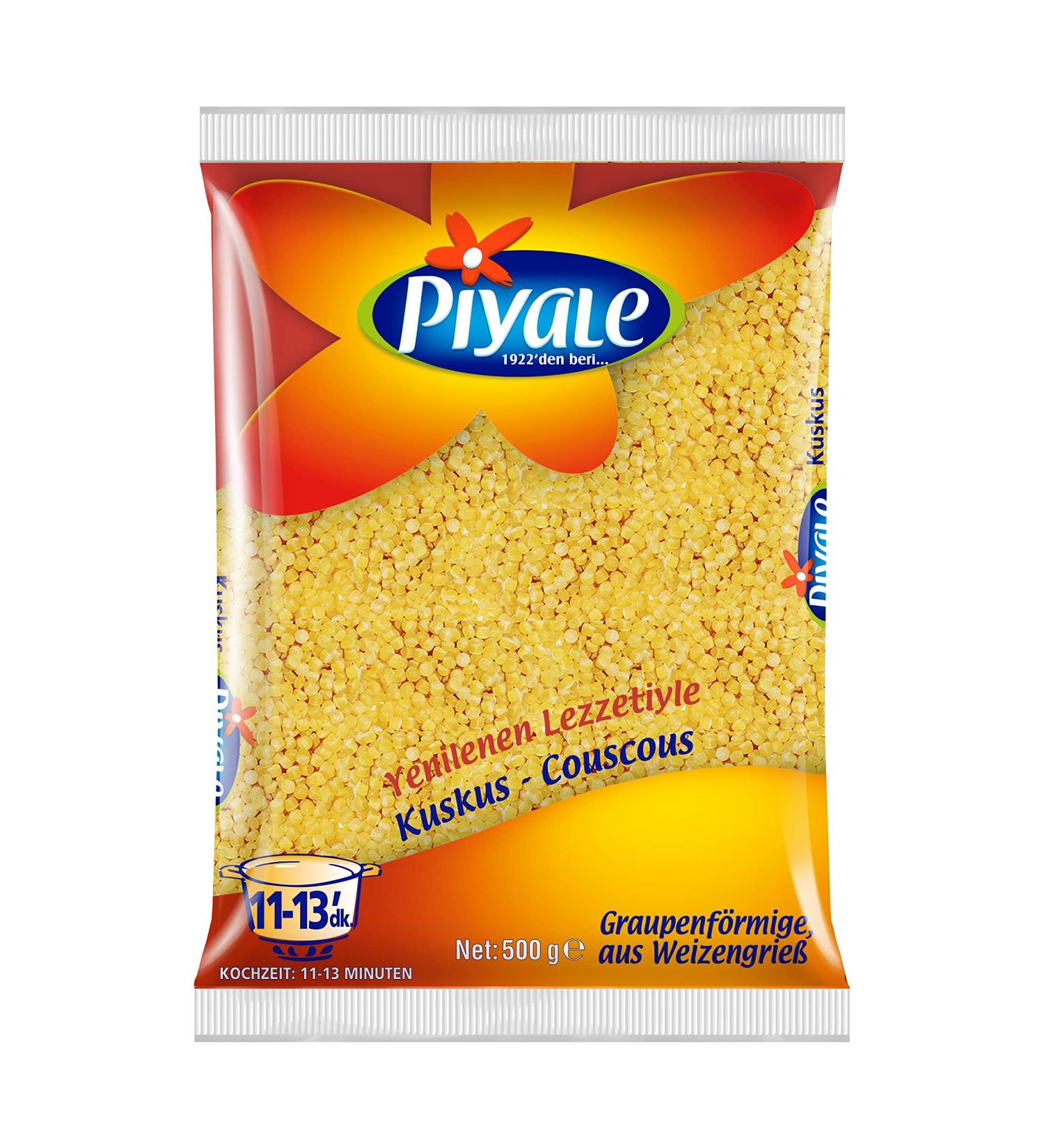 Piyale Couscous Noodles 500g - Authentic Cous Cous & Kuskus Makarna for International Shipping - Buy Online on GoSupps.com