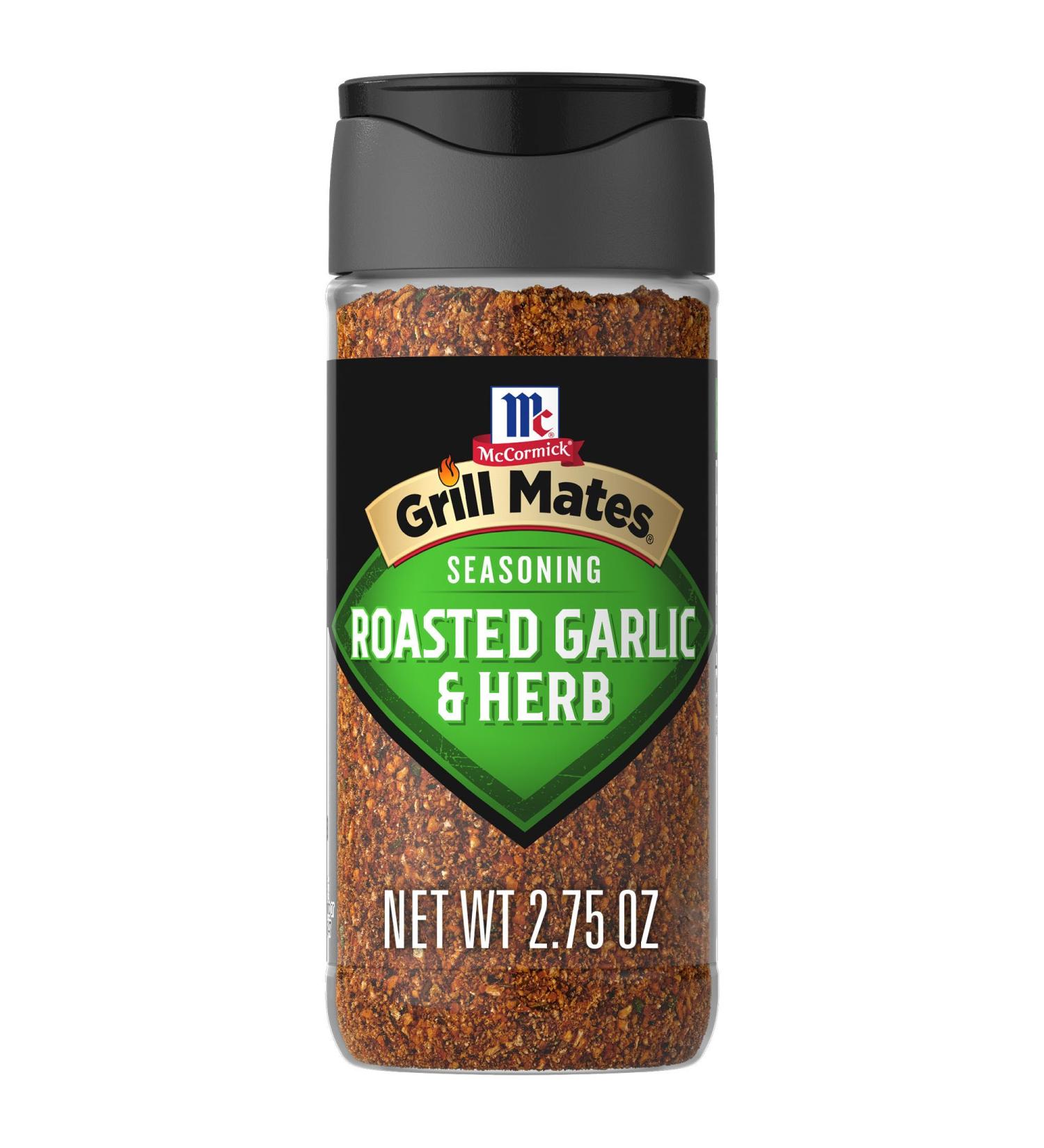 McCormick Grill Mates Roasted Garlic & Herb 2.75 Oz - Buy Online on GoSupps.com
