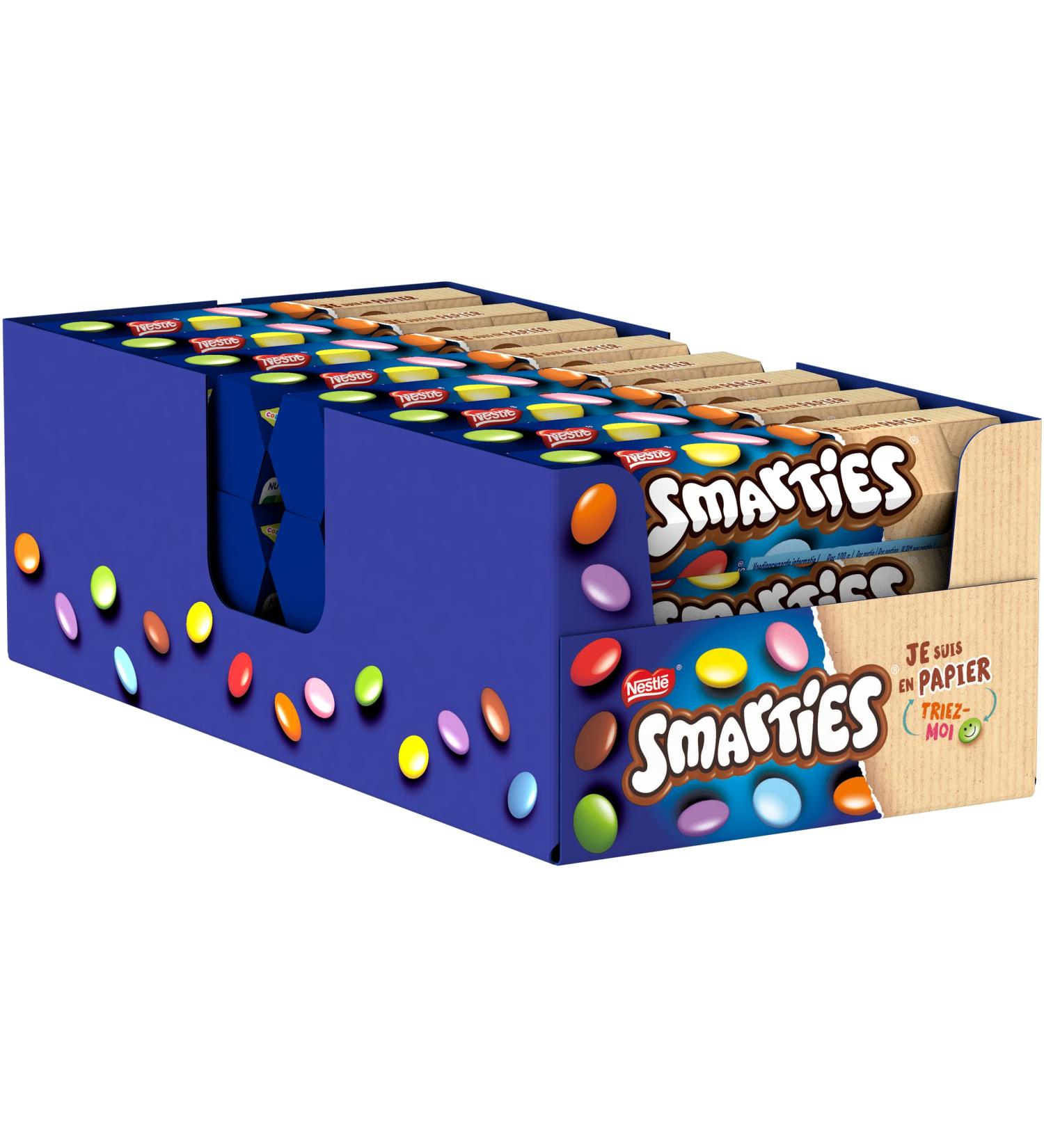 Smarties Tube - Chocolate Sweets - Display - Pack of 24 x 38g - Buy Online on GoSupps.com