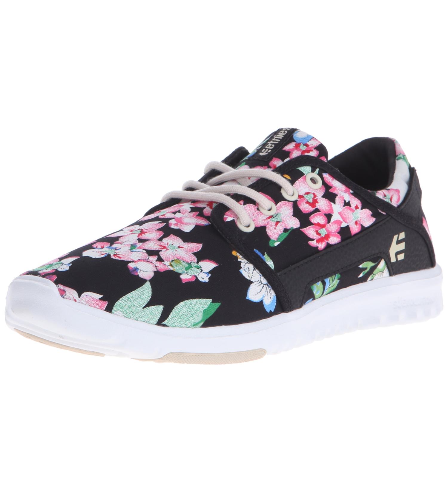 Etnies Women's Scout Sneaker 36 EU - Black Floral | Stylish & Comfortable International Shipping - Buy Online on GoSupps.com