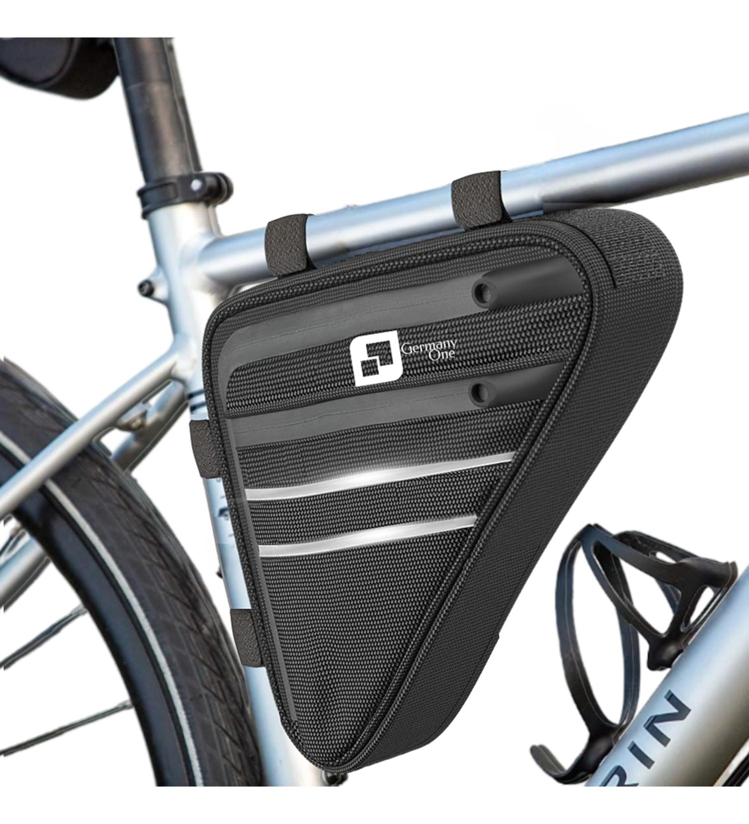Buy Germany One Waterproof Reflective Bicycle Frame Bag | 1.6L Triangle Pocket for Bikes - International Shipping - Buy Online on GoSupps.com