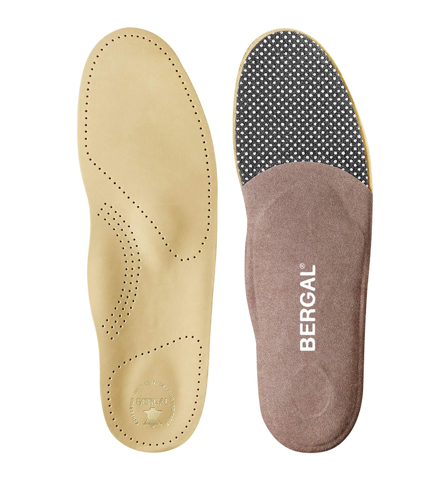 Bergal Ortho Comfort Orthopedic Insoles for Women - Genuine Leather Size 36 Brown - International Shipping Available - Buy Online on GoSupps.com