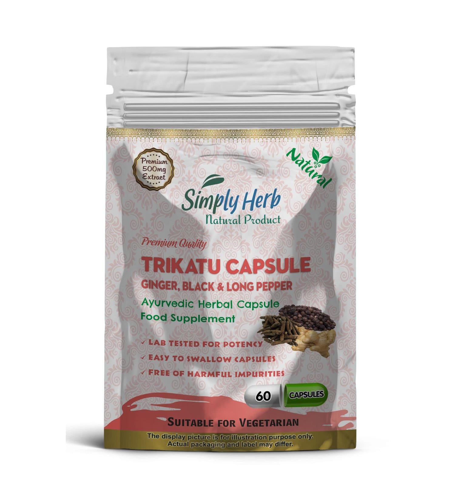 Trikatu Capsule (60 Capsules) 60 count (Pack of 1)