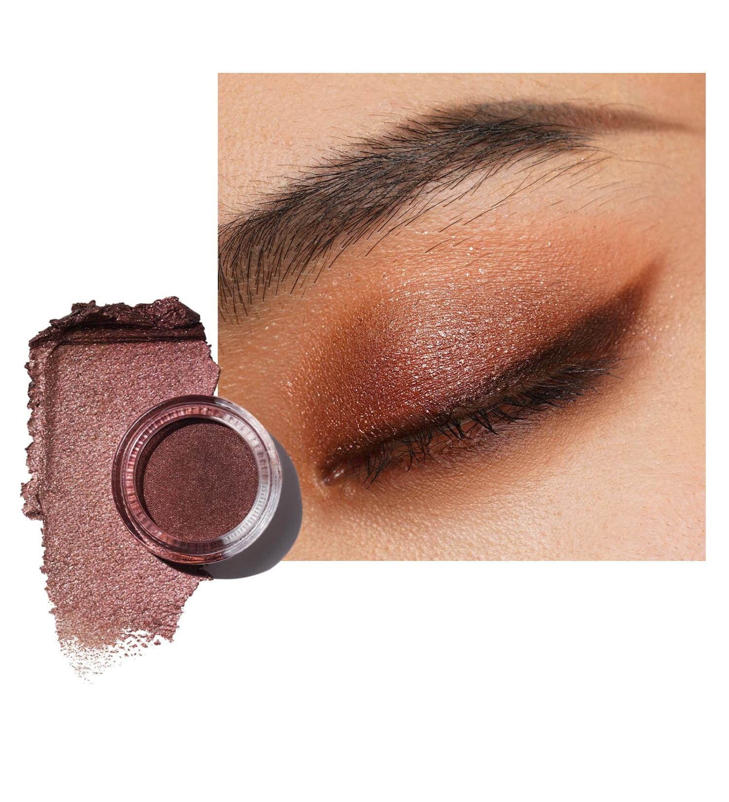 Oulac Eyeshadow Brown - High Pigmented Cream Shadow | Waterproof Durable Vegan & Cruelty-Free | Satined Metallic Finish | 06g Honey Bunny - Buy Online on GoSupps.com