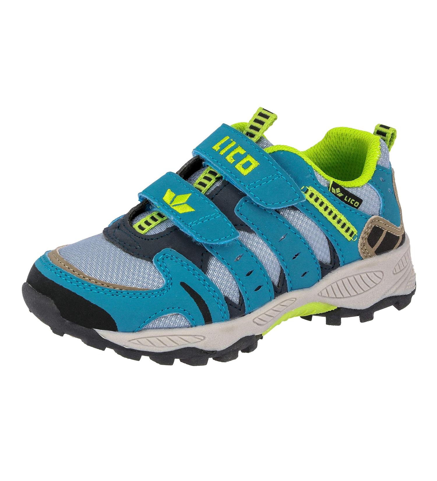 Lico Unisex Kids Fremont V Trekking & Hiking Shoes 27 EU - Grey Blue Lemon | Durable & Stylish for Outdoor Adventures | International Shipping Available - Buy Online on GoSupps.com