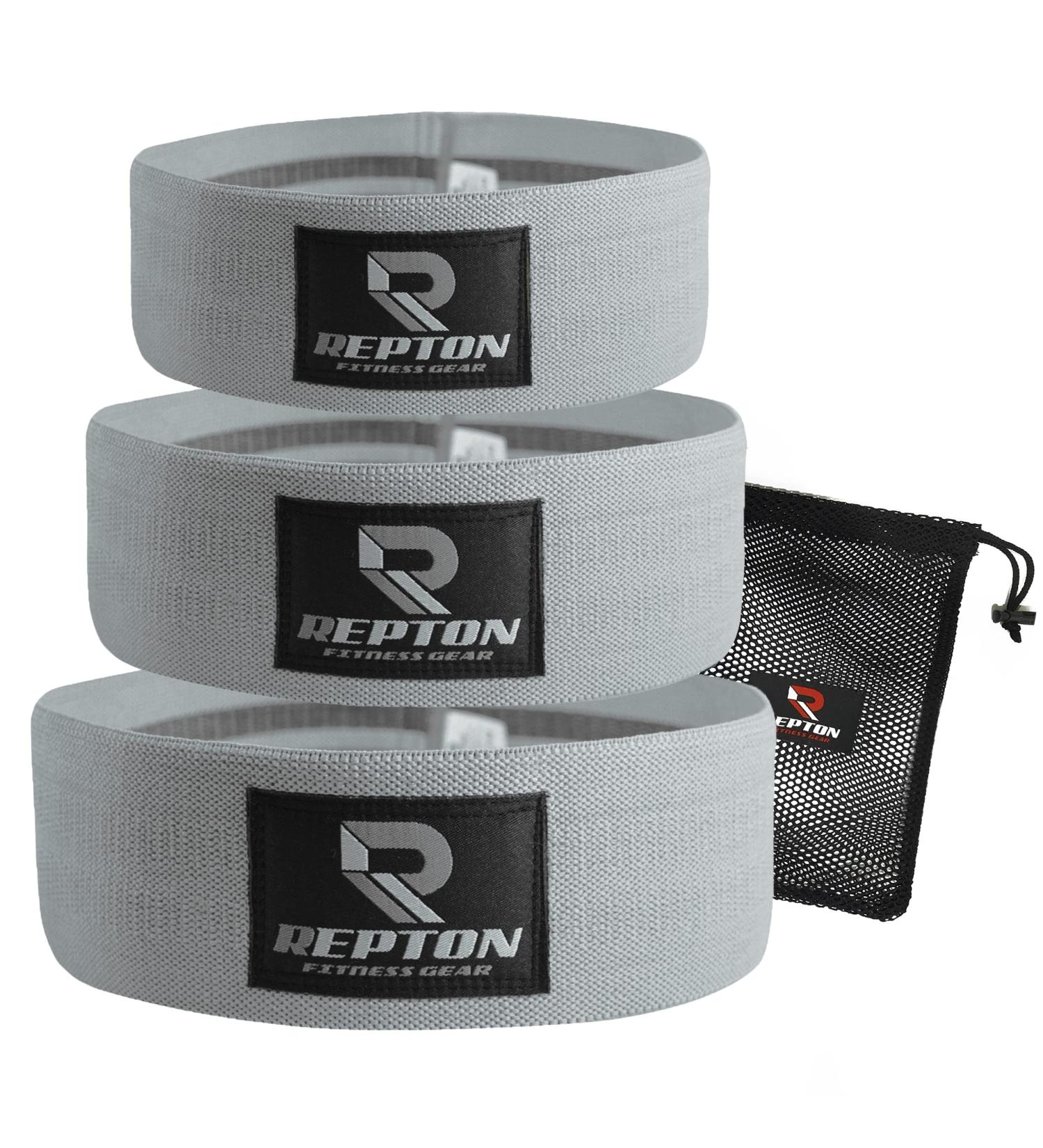 3 Sets Resistance Bands for Glutes Hips and Legs Workout | Non-Slip Booty Band for Home Gym Fitness | Ideal for Women and Men | Physio Resistant Loop Dark Grey - Buy Online on GoSupps.com