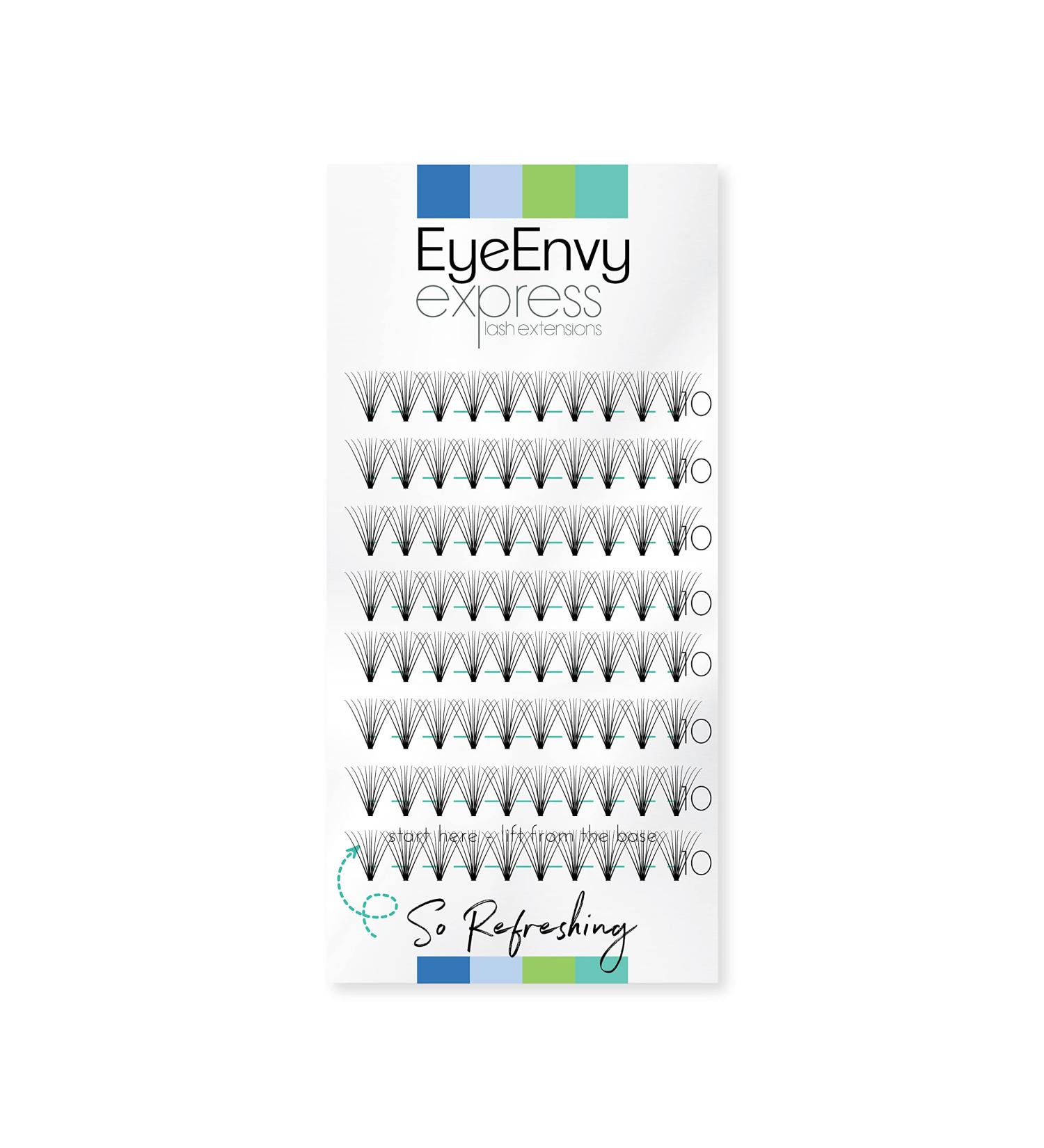 EyeEnvy Express Lash Extensions So Refreshing Faux Mink Individual Cluster Eyelashes (10mm) - Buy Online on GoSupps.com