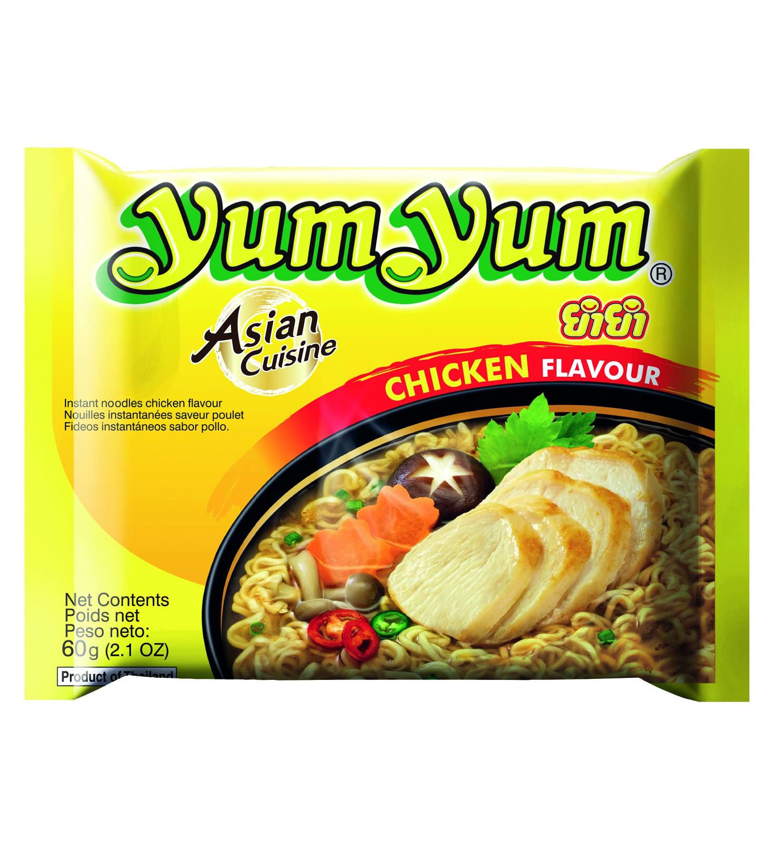 Yum Yum Instant Noodles Chicken - 30 Pack (30 x 60g) | Buy Internationally | Fast Shipping - Buy Online on GoSupps.com