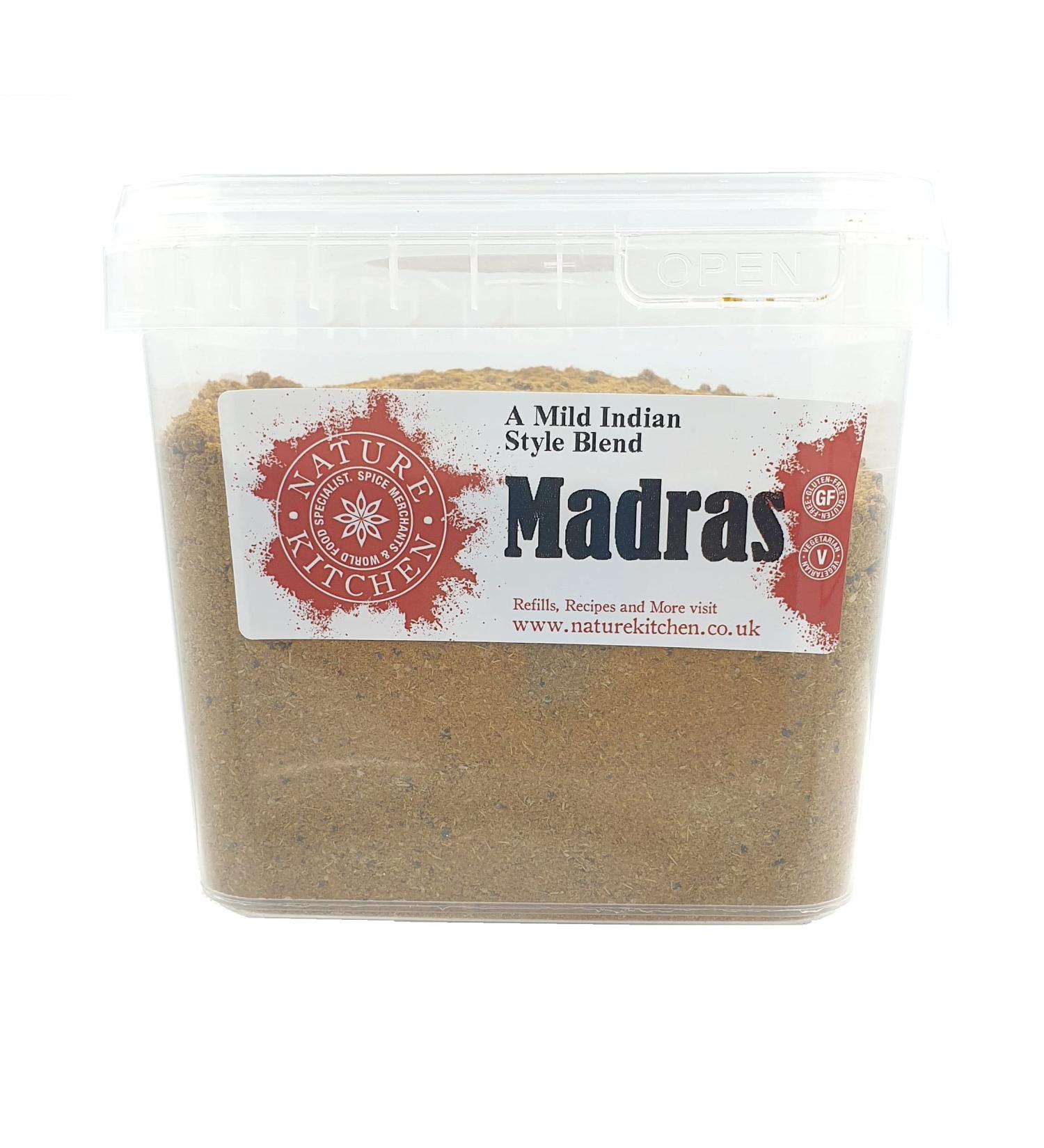 Nature Kitchen Madras Mild 500G - Gluten-Free & Vegan Seasoning Spices for Everyday Cooking and Grilling - Buy Online on GoSupps.com