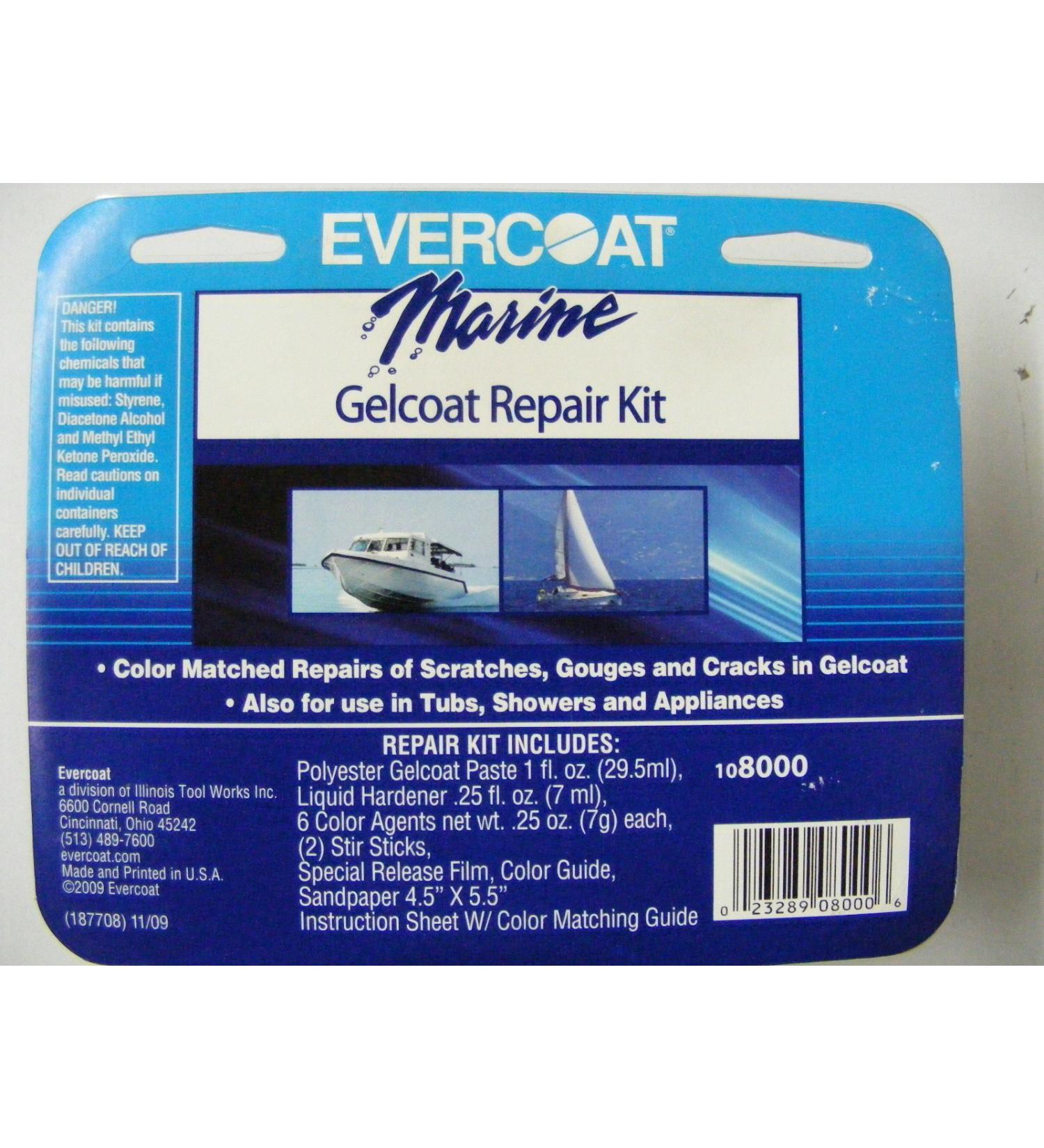 Evercoat Marine Gelcoat Repair Kit 108000 - Professional Grade Repair Gelcoat - Buy Online on GoSupps.com