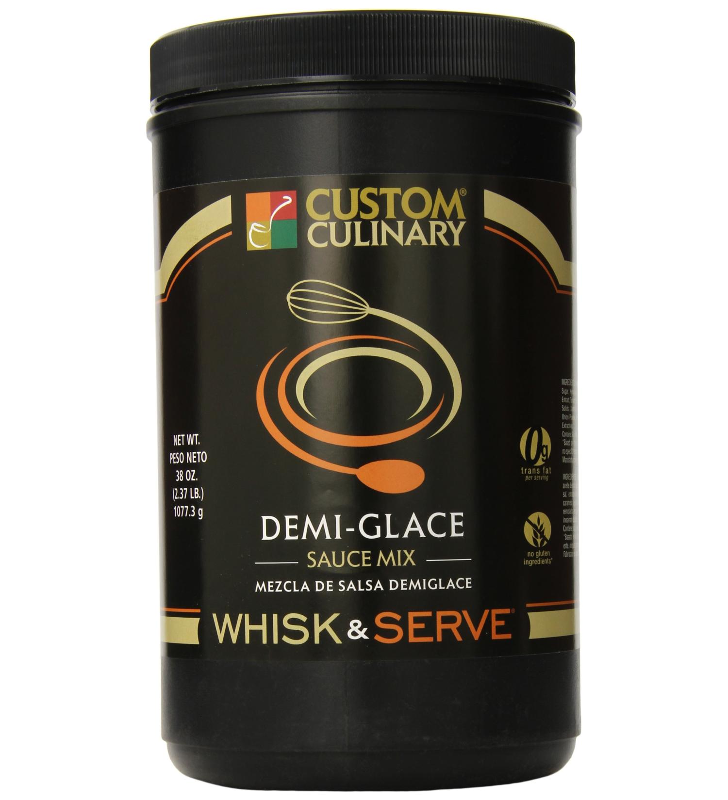 Custom Culinary Whisk & Serve Demi-Glace Sauce Mix - 38 oz - Buy Online on GoSupps.com