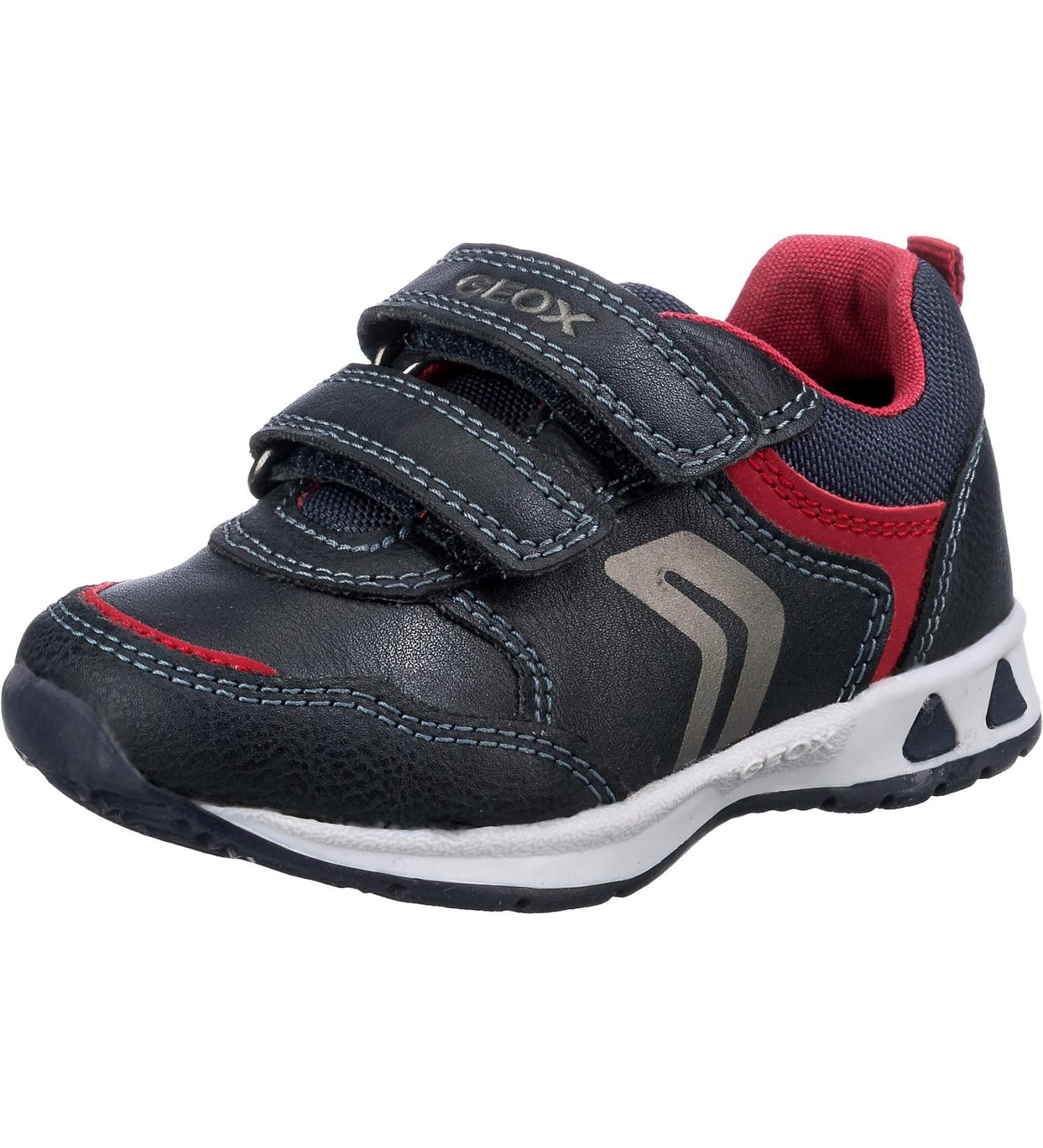 Geox Baby Boy's B Pavlis Sneakers - Navy Red - Size 5 UK Child - Buy Online on GoSupps.com