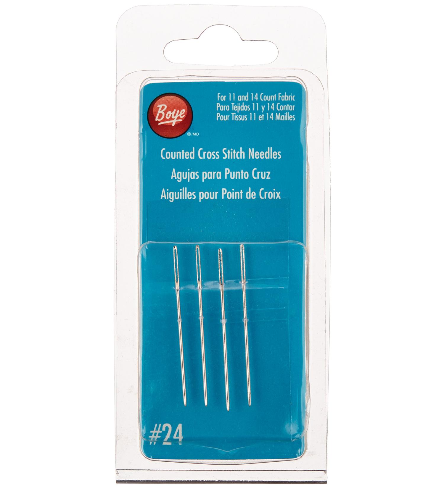 Wright Products Cross Stitch Hand Needles-Size 24 4/Pkg (3507503000M)