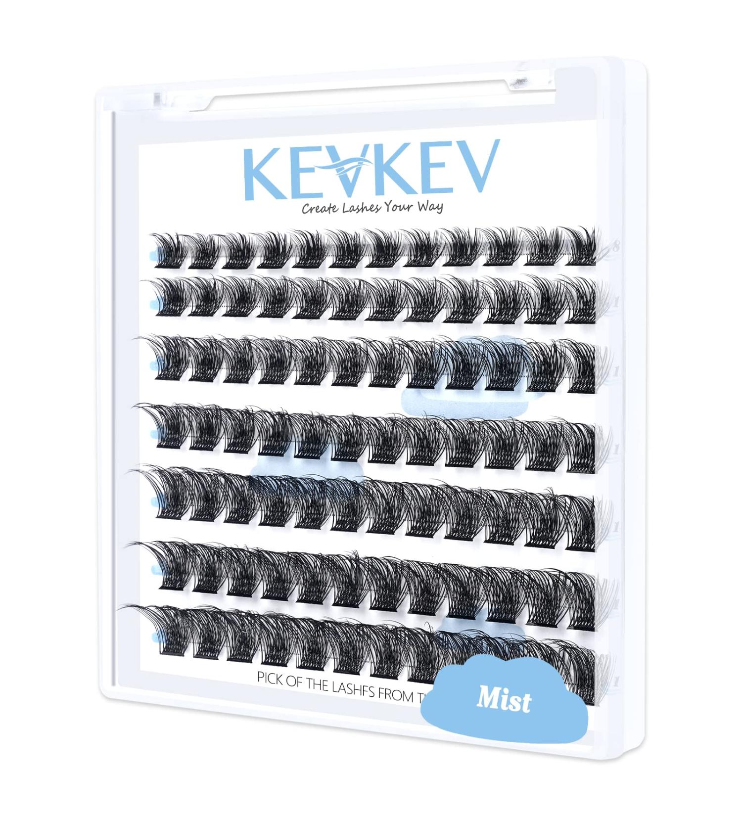 Lash Clusters 84 Pcs Thin Band Individual Eyelash Extensions - D-Mix (8-16mm) Mist - Buy Online on GoSupps.com