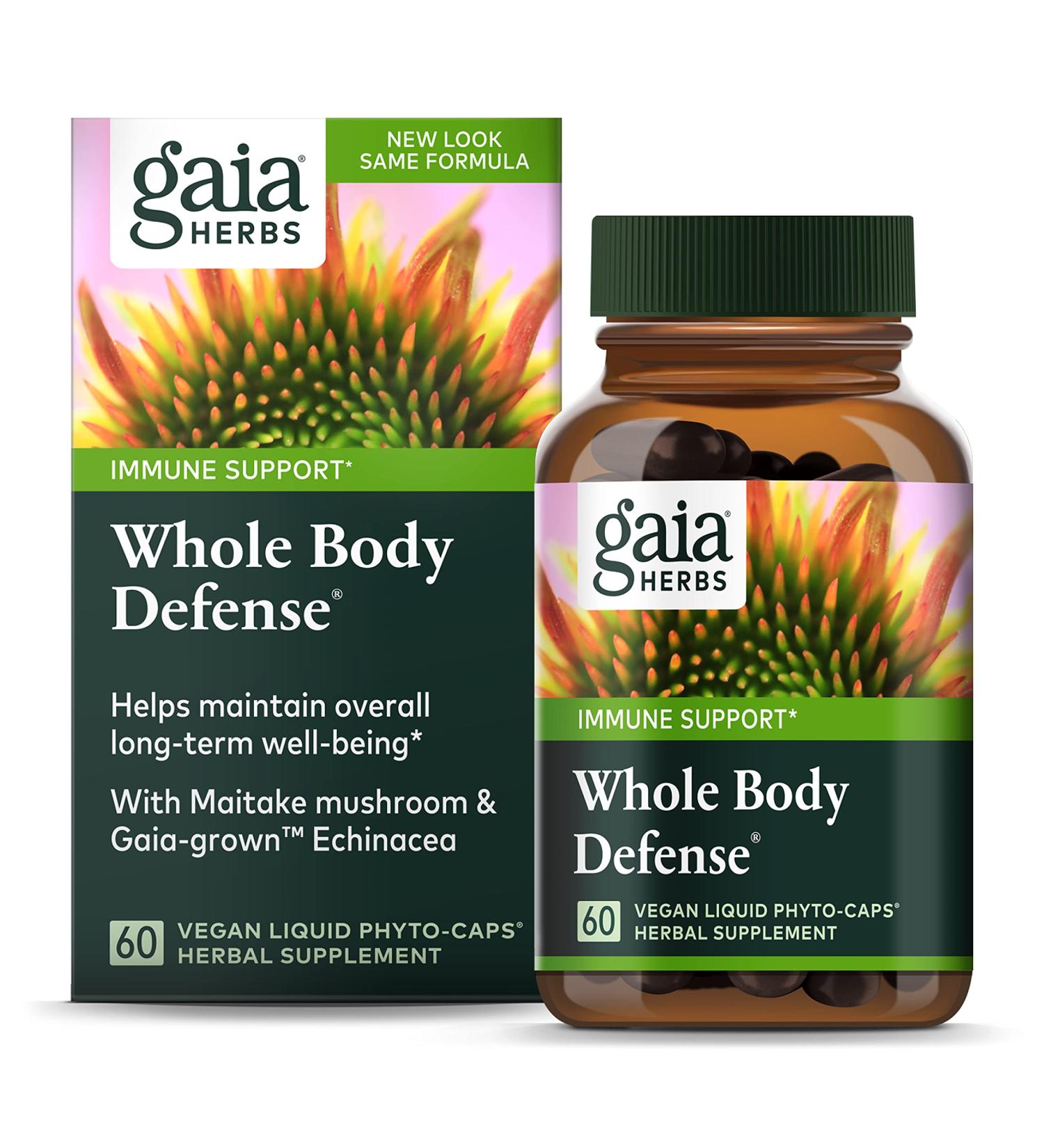 Gaia Herbs Daily Immune Response - 60 Liquid Capsules | Boost Your Immunity - Buy Online on GoSupps.com