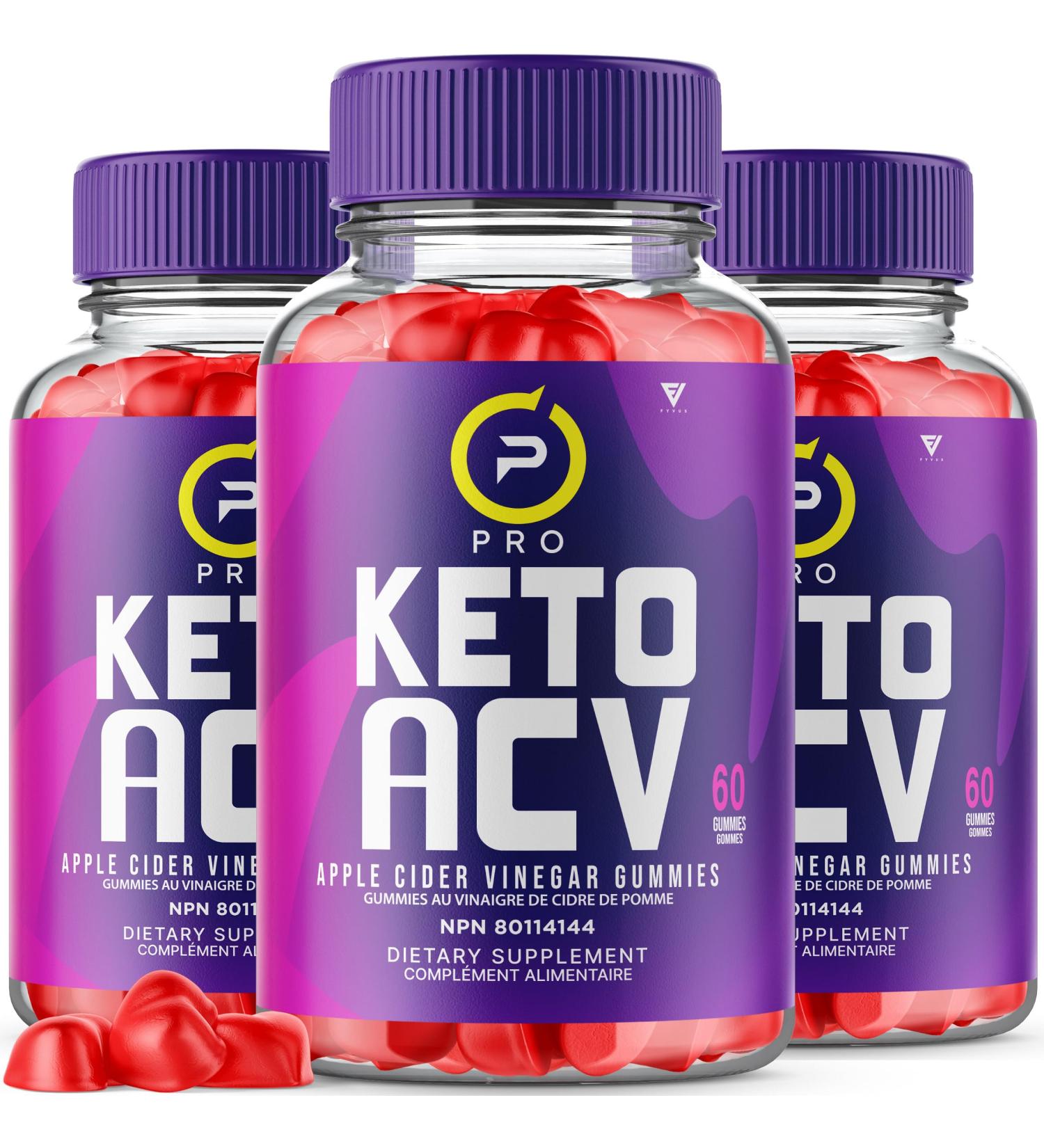 (3 Pack) Pro Keto Gummy Pro Keto ACV Gummies Pro Keto Canada Keto Weight and Overall Health Management Support Supplement Formule de Gestion de la Perte de Poids Pro Keto ACV Gummies (180 Gummies) - Buy Online on GoSupps.com